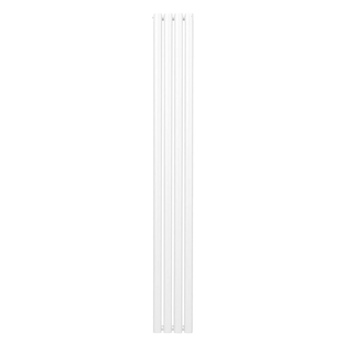Monster Shop Syncx Oval Column Radiator 1800mm x 240mm White 1.5mm Carbon Steel Residential Heating - Radiator