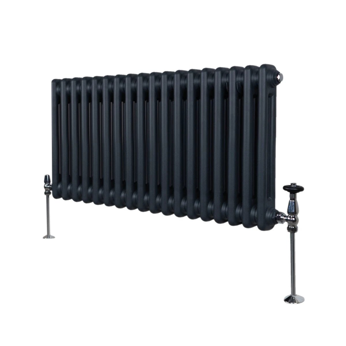 Premium Traditional Radiator 300x832mm Anthracite Finish 1.5mm Carbon Steel For Homes by Monster Shop
