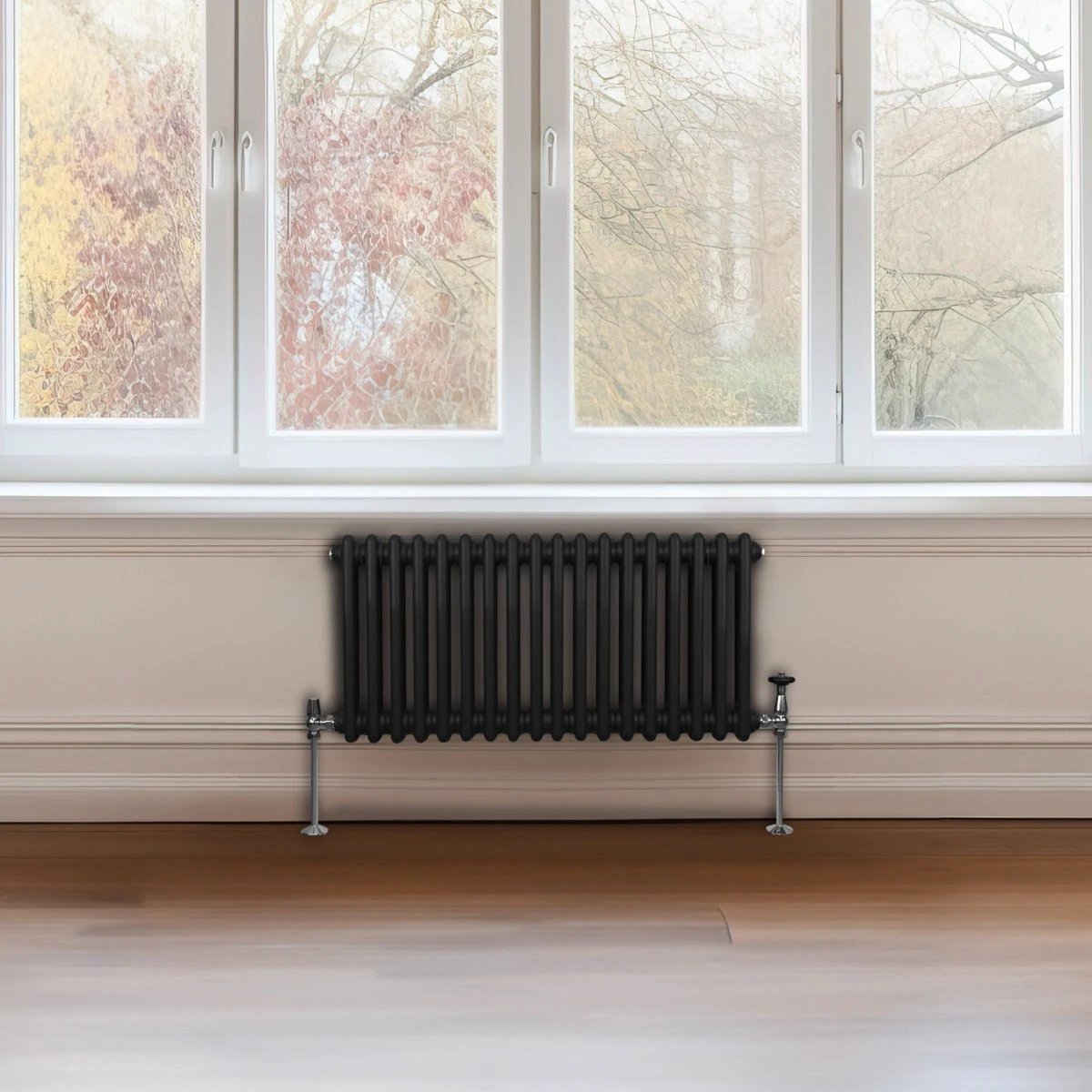 Monster Shop Premium Radiator 300x832mm 2-Column Black Home - Radiator
