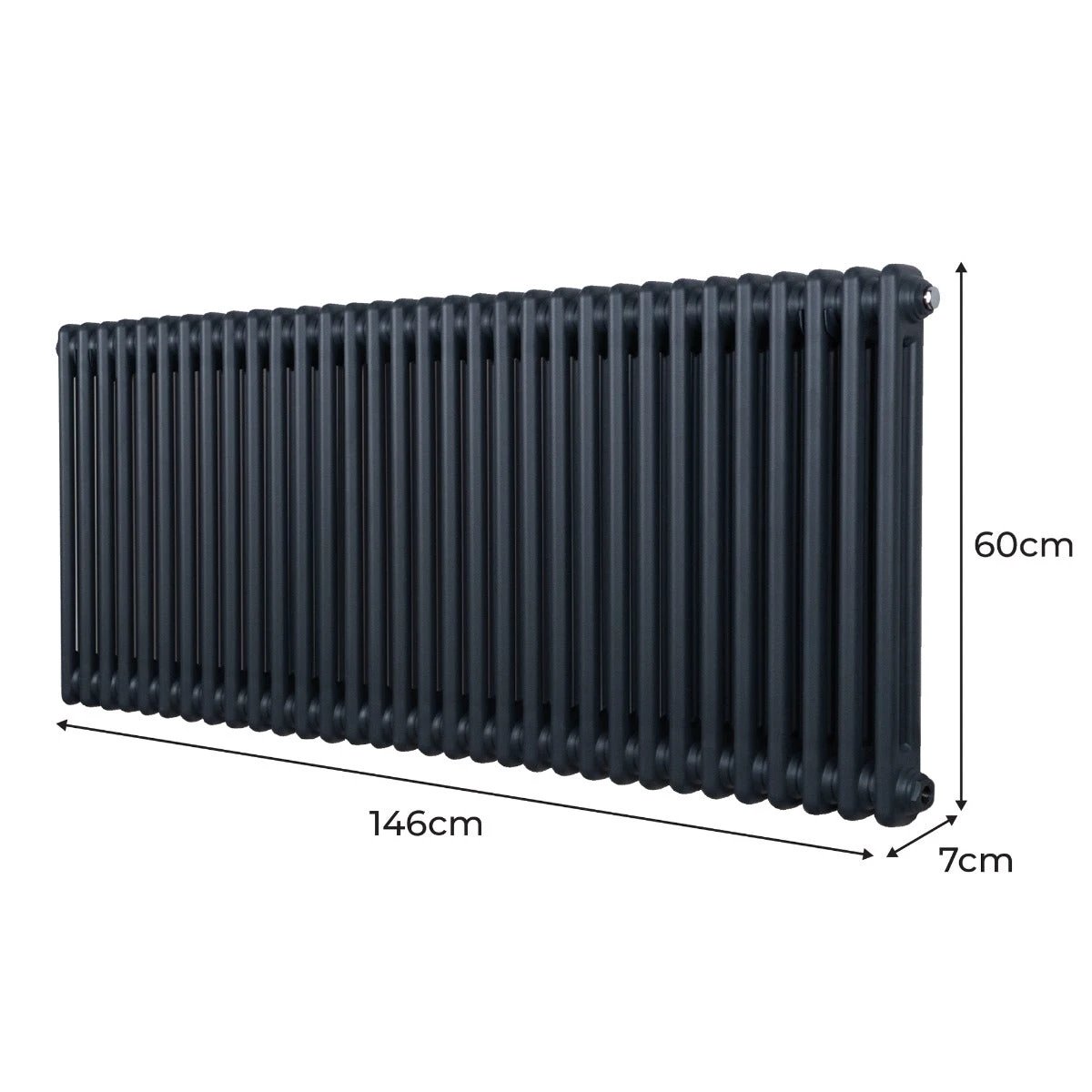 Monster Shop Elite 2-Column Radiator 600x1462 Efficient Home - Radiator