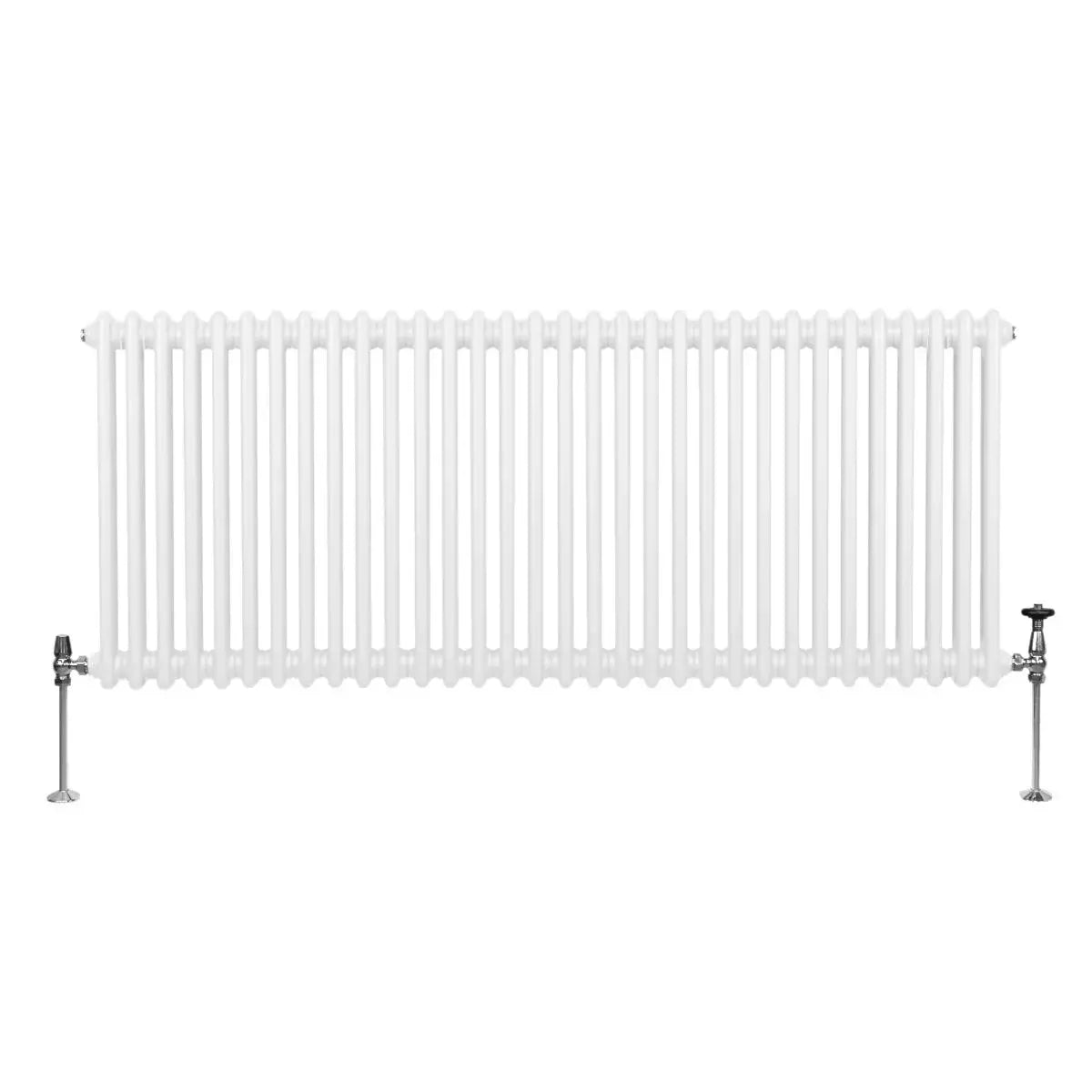 Monster Shop Traditional 2 Column Radiator - 600 x 1462mm - White -