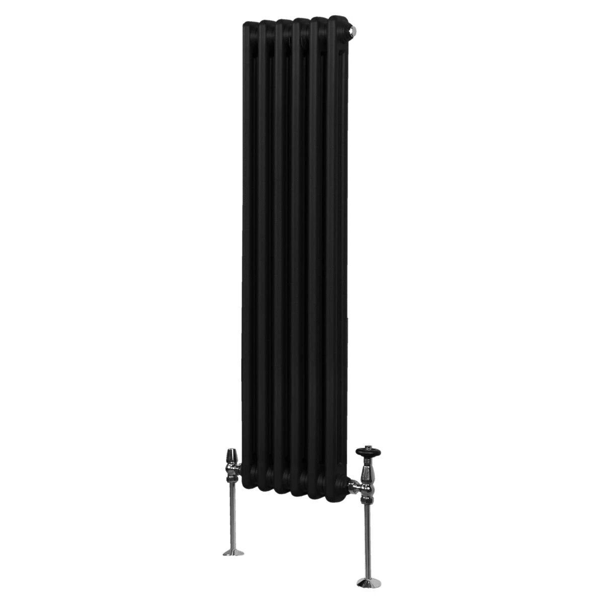 Monster Shop Premium Traditional Two Column Radiator 1500x292mm Black For Efficient Home Heating And Comfort - Radiator