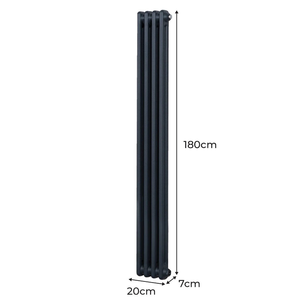 Traditional Radiator 1800x202mm 2-Column Home by Monster Shop