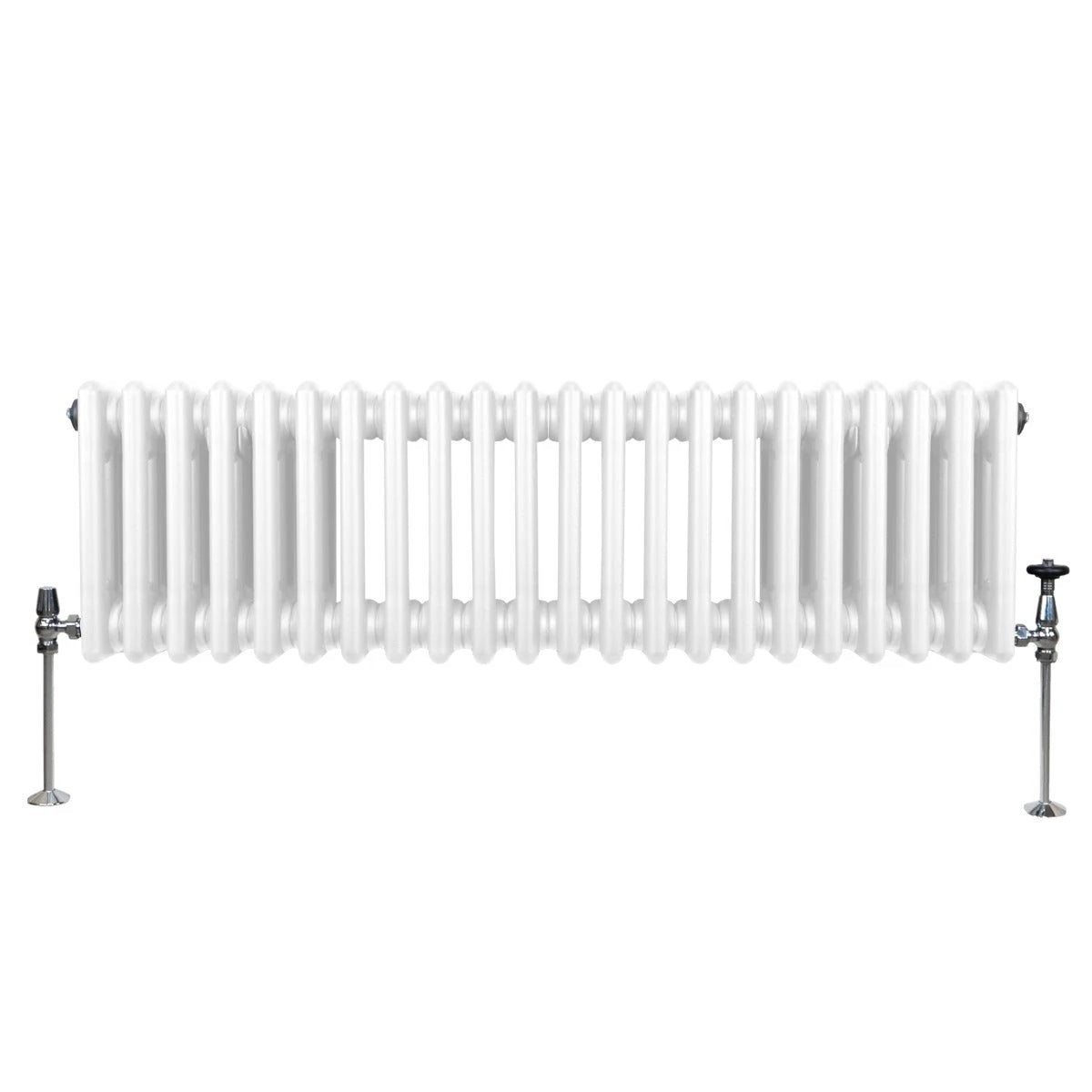 Premium Traditional Radiator 300 By 1012mm White Finish For Homes With Classic ThreeColumn Design And Efficient Heat by Monster Shop
