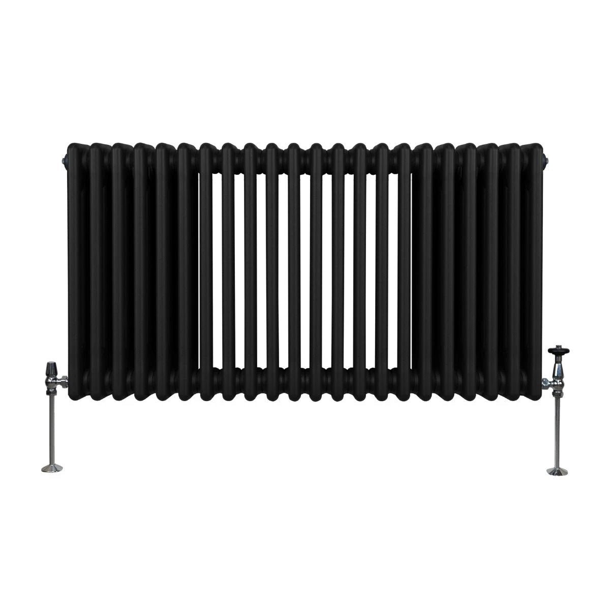Monster Shop Classic 3 Column Radiator 600x1012mm Black Home - Radiator