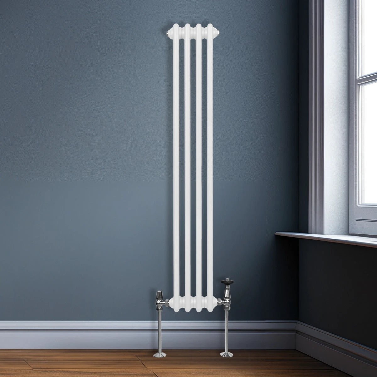 Monster Shop Premium 3 Column Radiator 1500x202mm White - Radiator