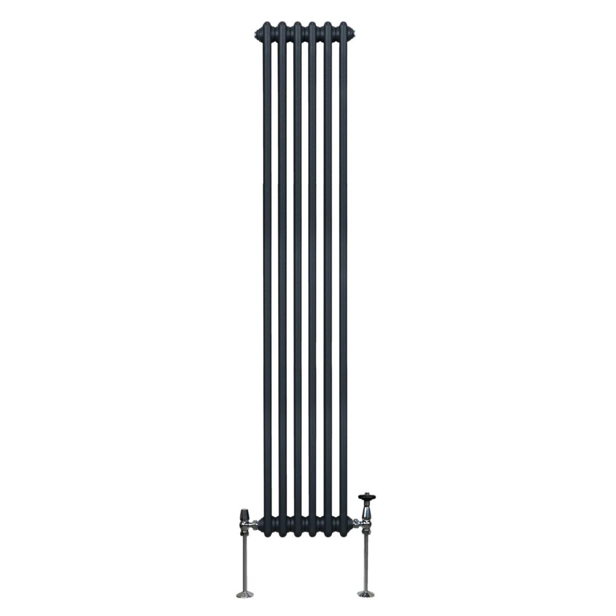 Monster Shop Premium Traditional 3 Column Radiator 1800x292mm Anthracite Finish For Home Heating - Radiator