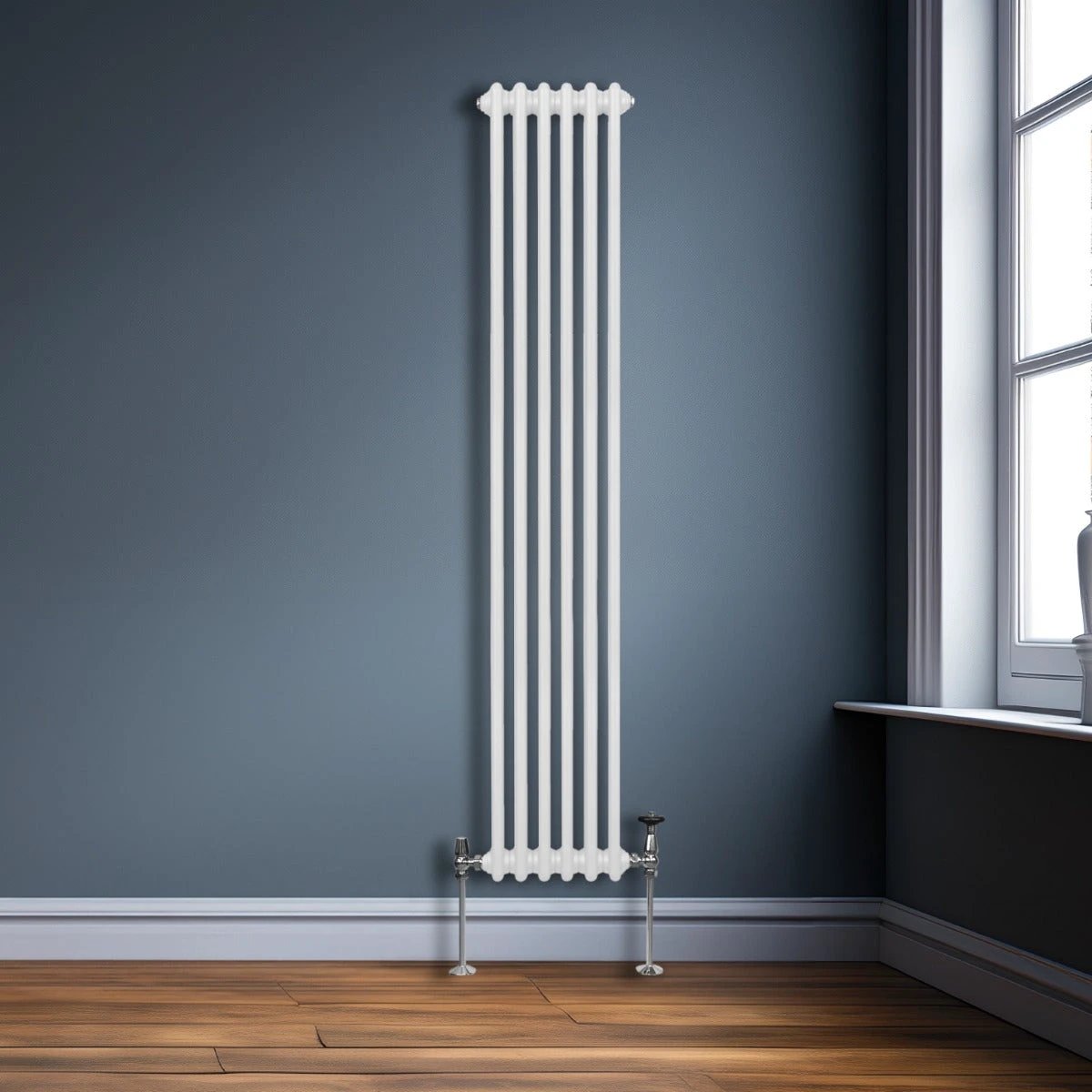 Monster Shop Premium Radiator 1800x292mm White 3 Column Home - Radiator