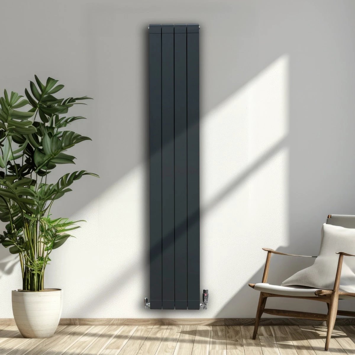 Monster Shop Premium Aluminium Radiator 1800x315 Flat Homes - Radiator