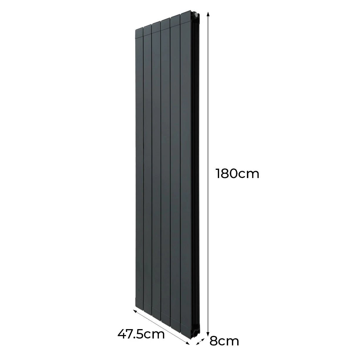 Premium Aluminium Radiator 1800x475 FlatPanel Home by Monster Shop