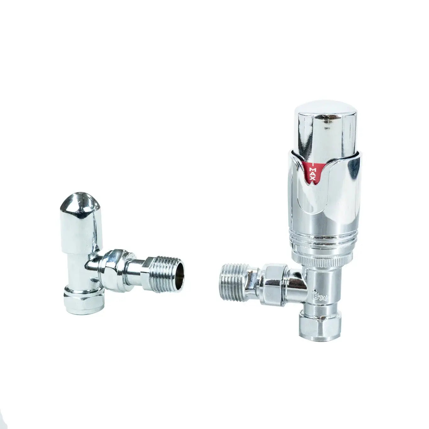 Monster Shop Chrome Thermostatic Radiator Valves -