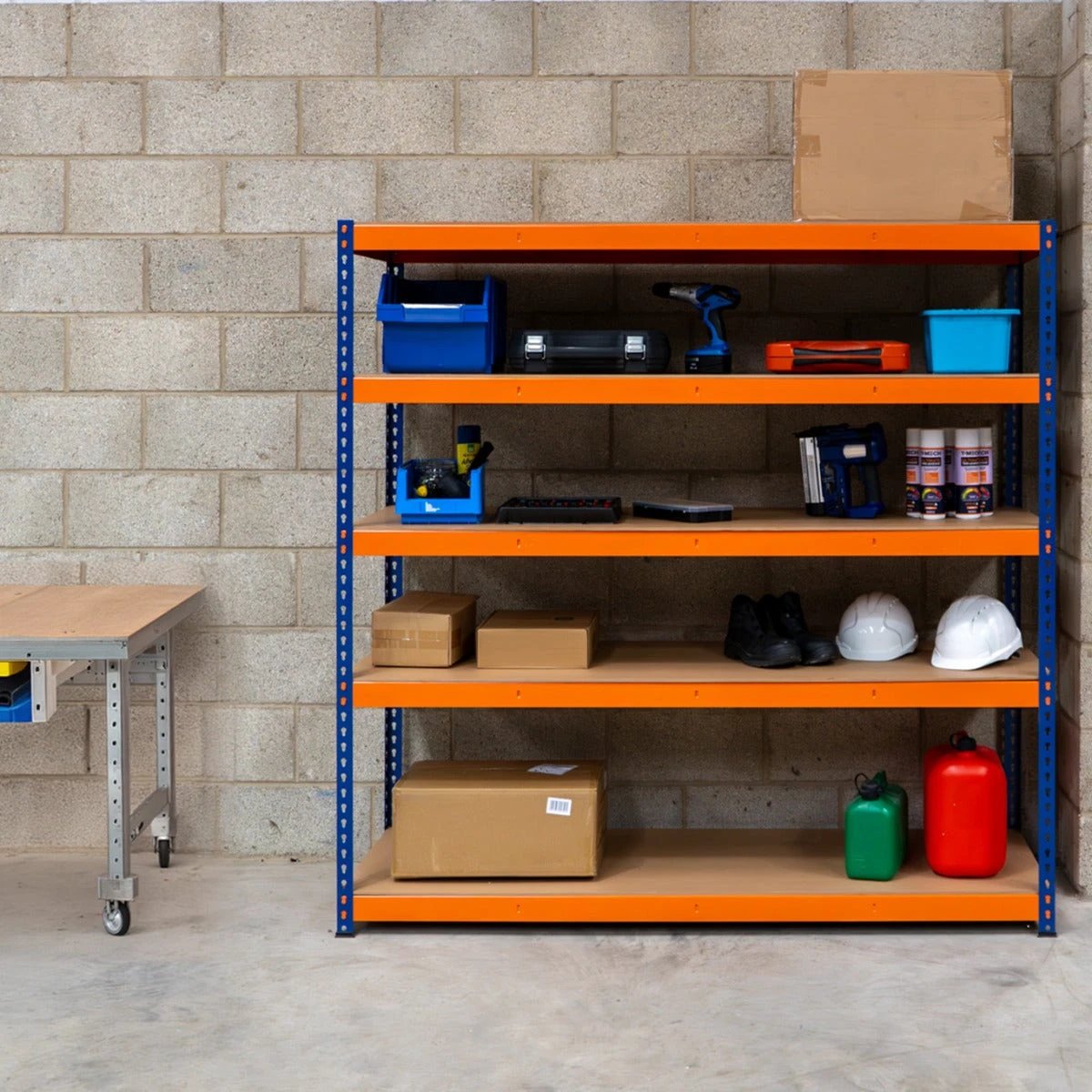 Monster Shop S-Rax 5 Shelf Racking - 180cm x 180cm x 60cm -