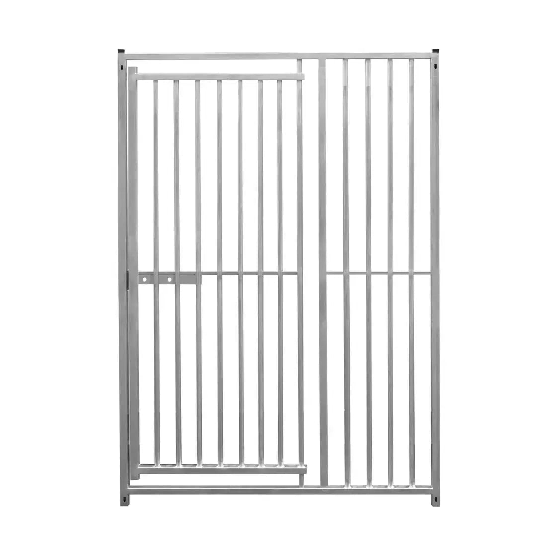 1.5m Dog Run Panel With Door – 8cm Bar Spacing - from Monster Shop