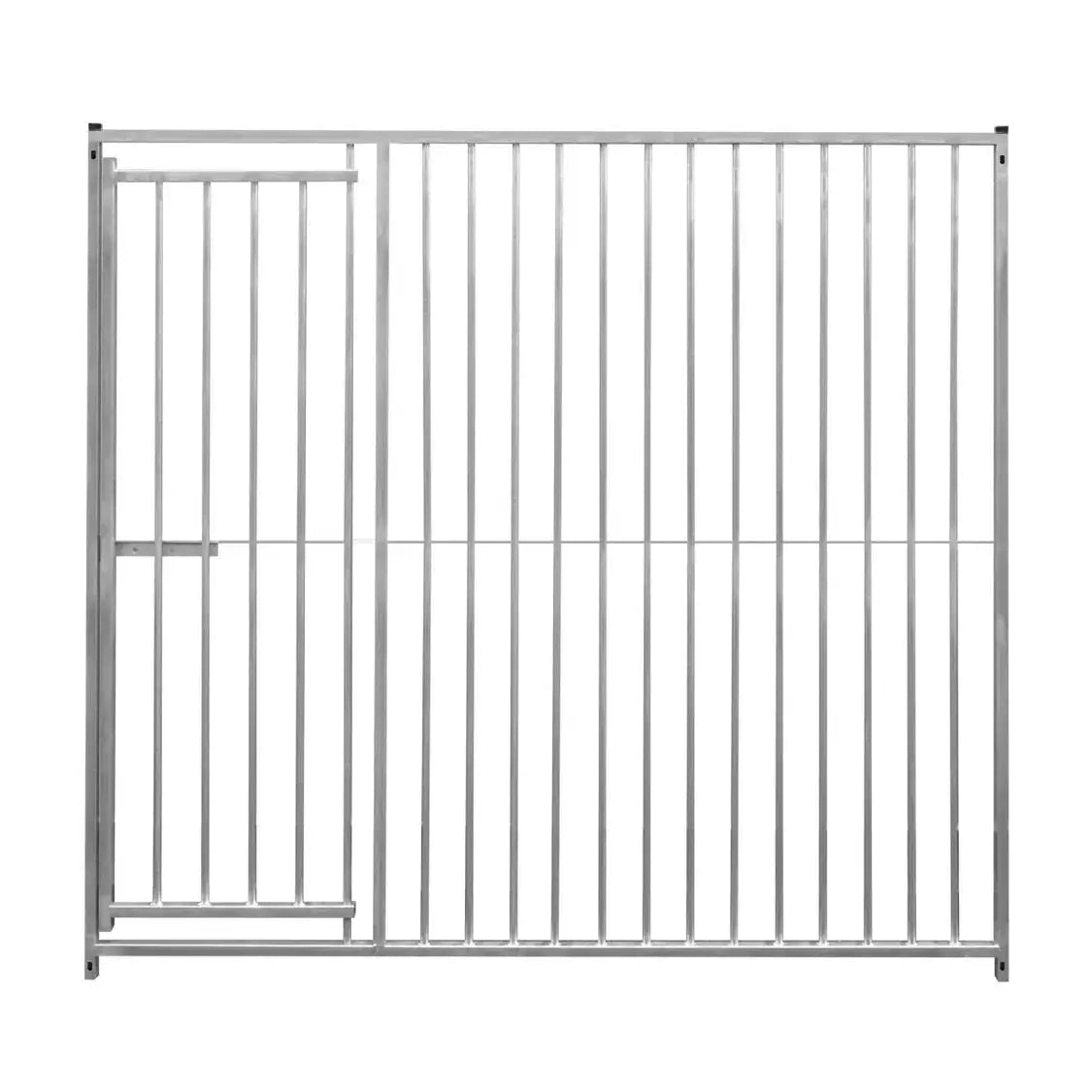 Monster Shop 2m Dog Run Panel With Door – 8cm Bar Spacing -