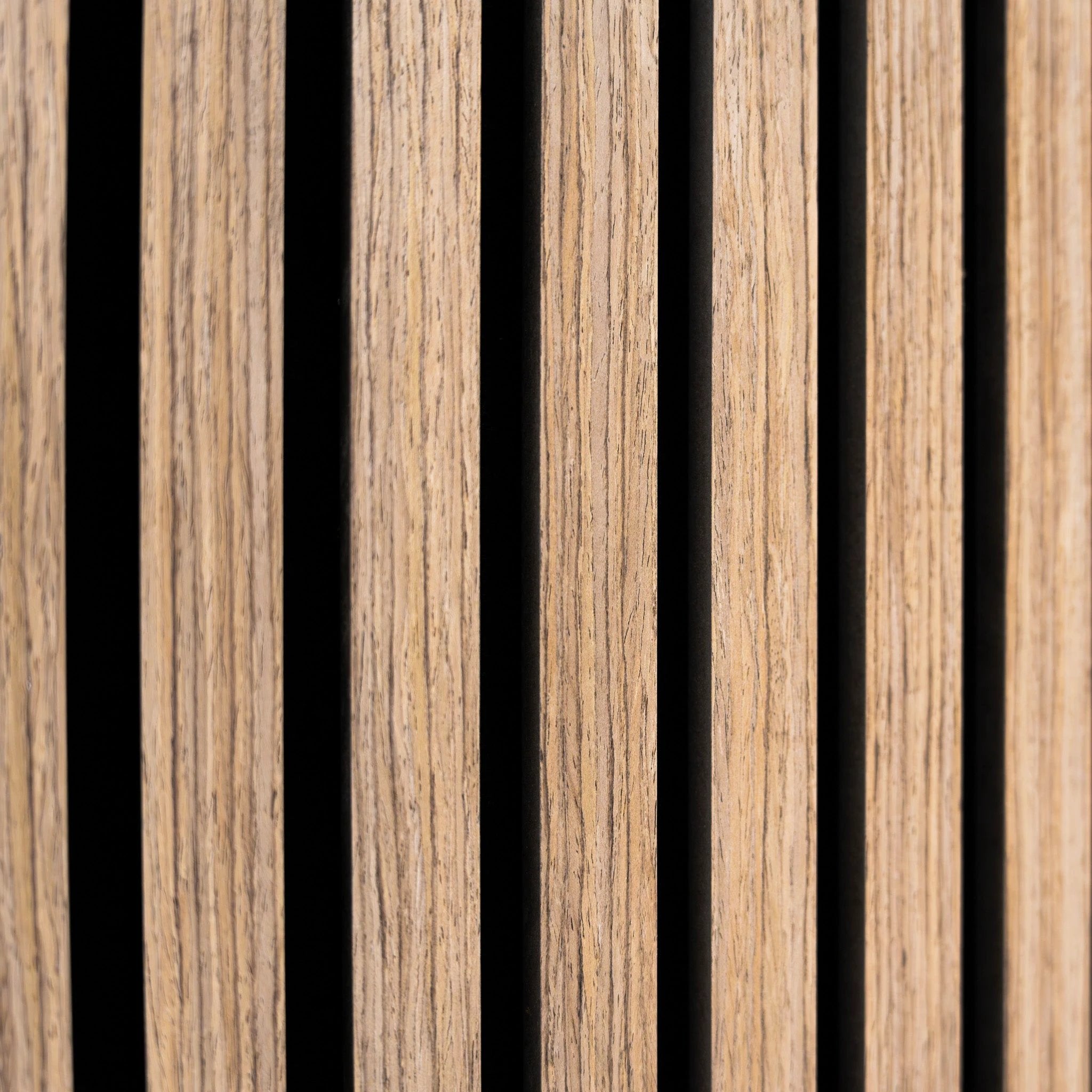 Monster Shop Acoustic Slat Wall Panels x 2 - Light Walnut -