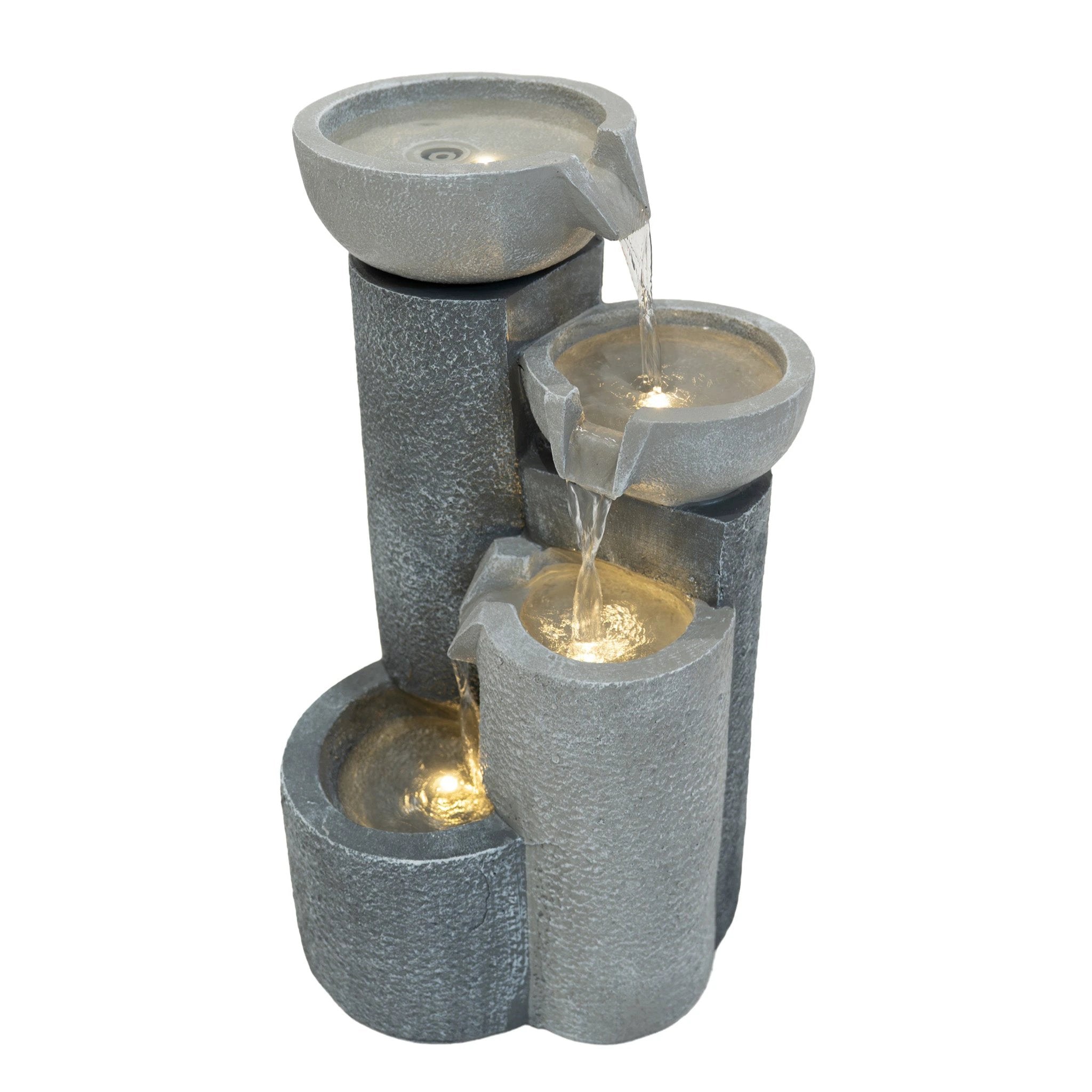 Electric Water Feature - Tranquil Tiers by Monster Shop