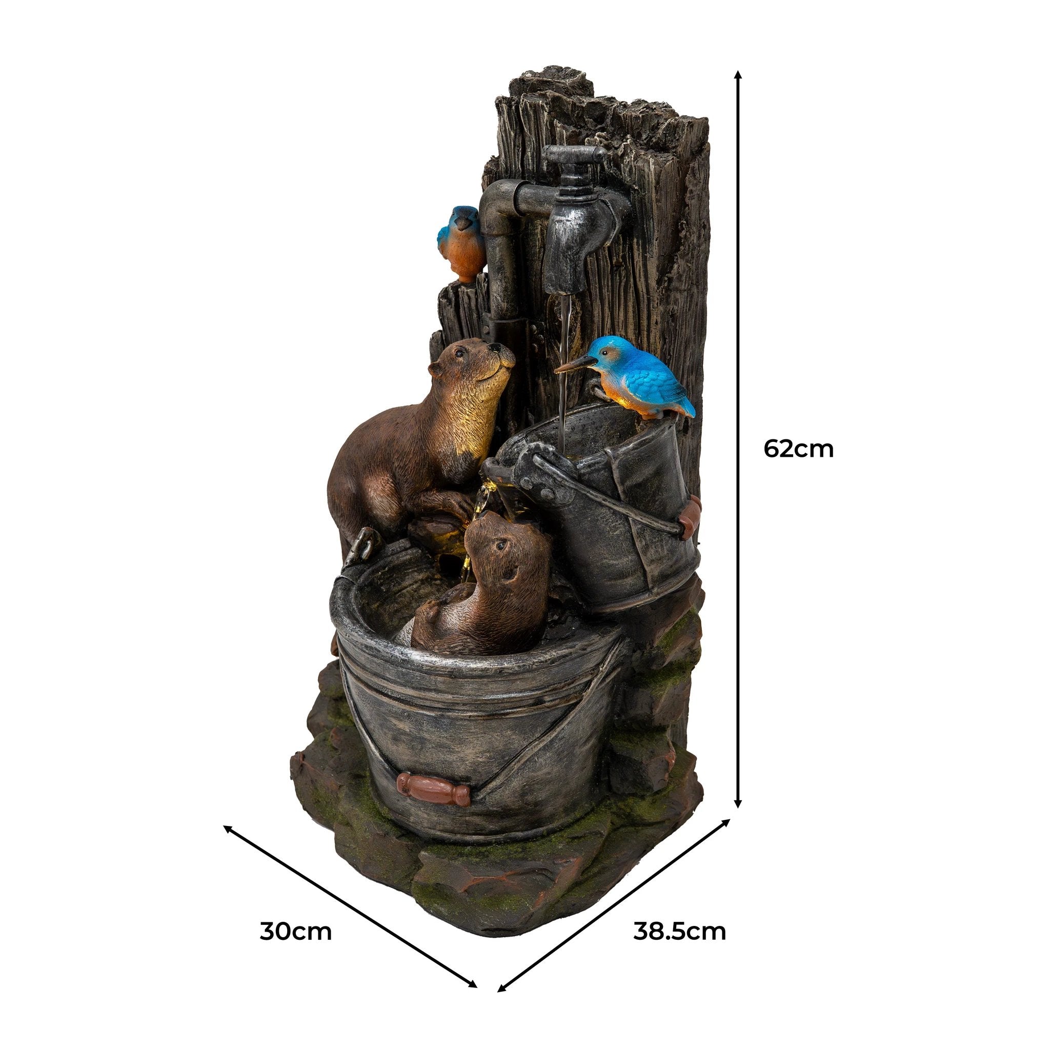 Electric Water Feature - Otter Oasis by Monster Shop