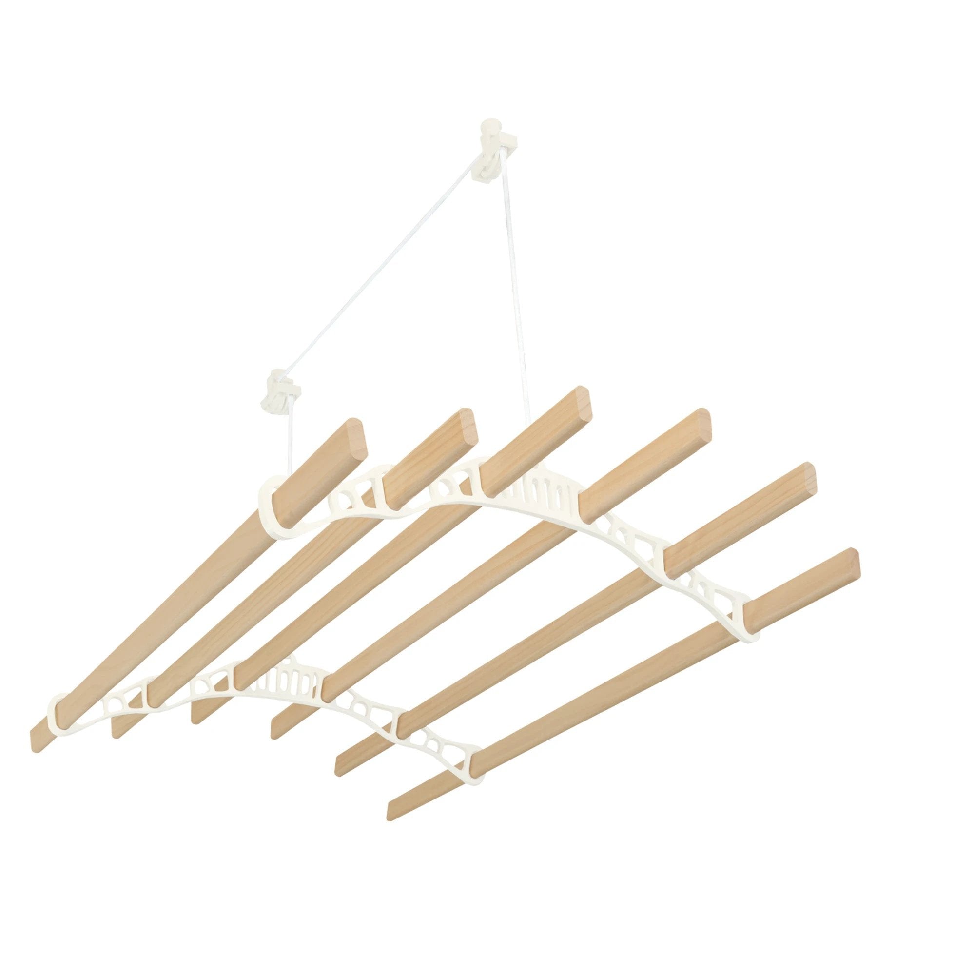Clothing Airer Ceiling Pulley - Ivory - 1.2m by Monster Shop