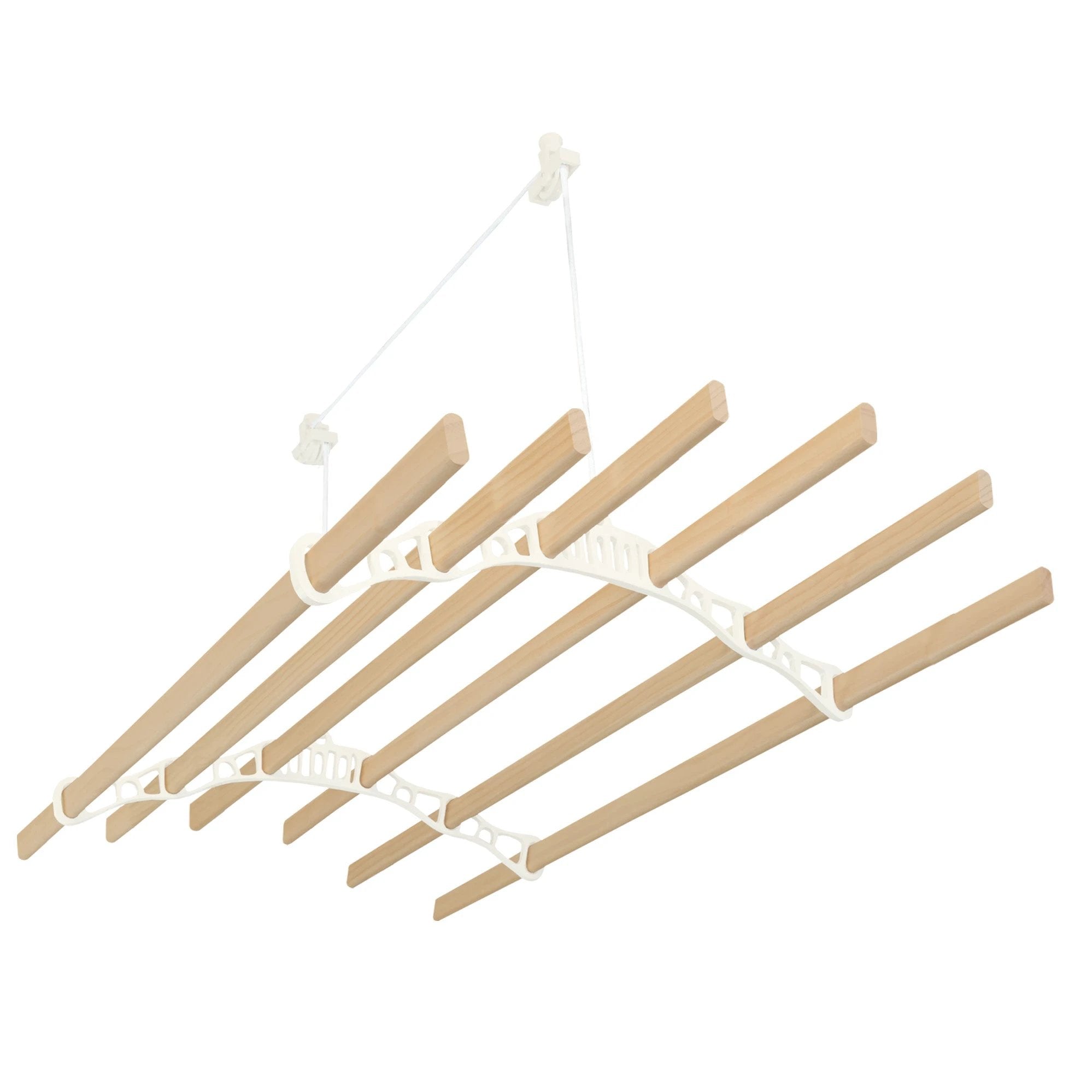 Clothing Airer Ceiling Pulley - Ivory - 2m by Monster Shop