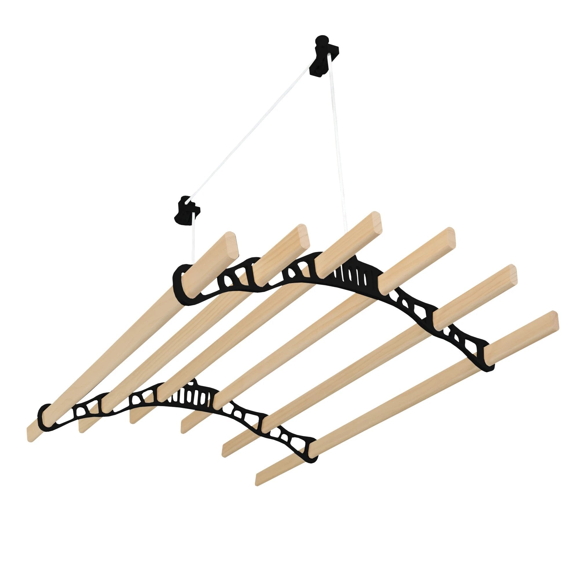 Clothing Airer Ceiling Pulley - Black - 0.9m by Monster Shop
