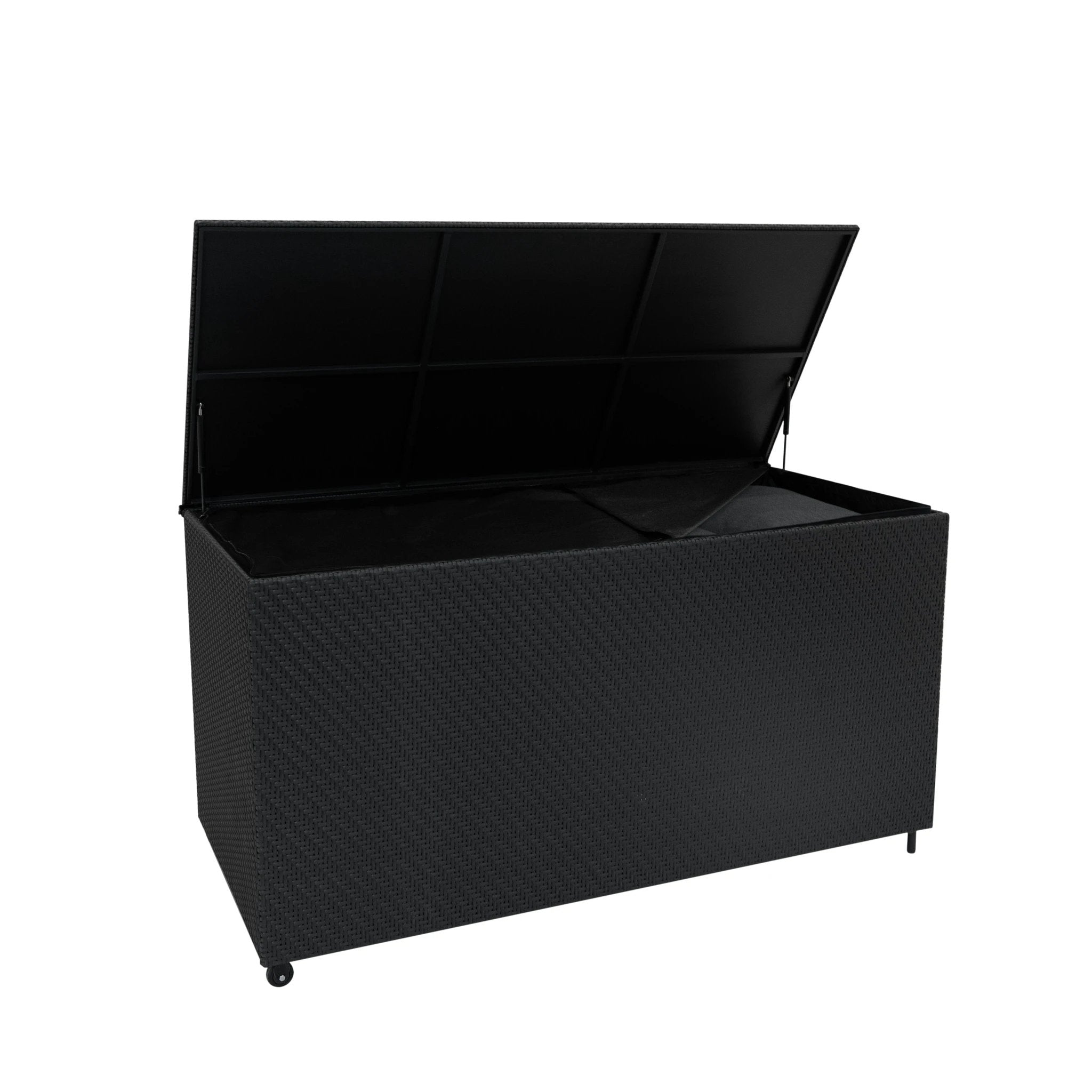 Monster Shop Rattan Storage Box 700L - Black -