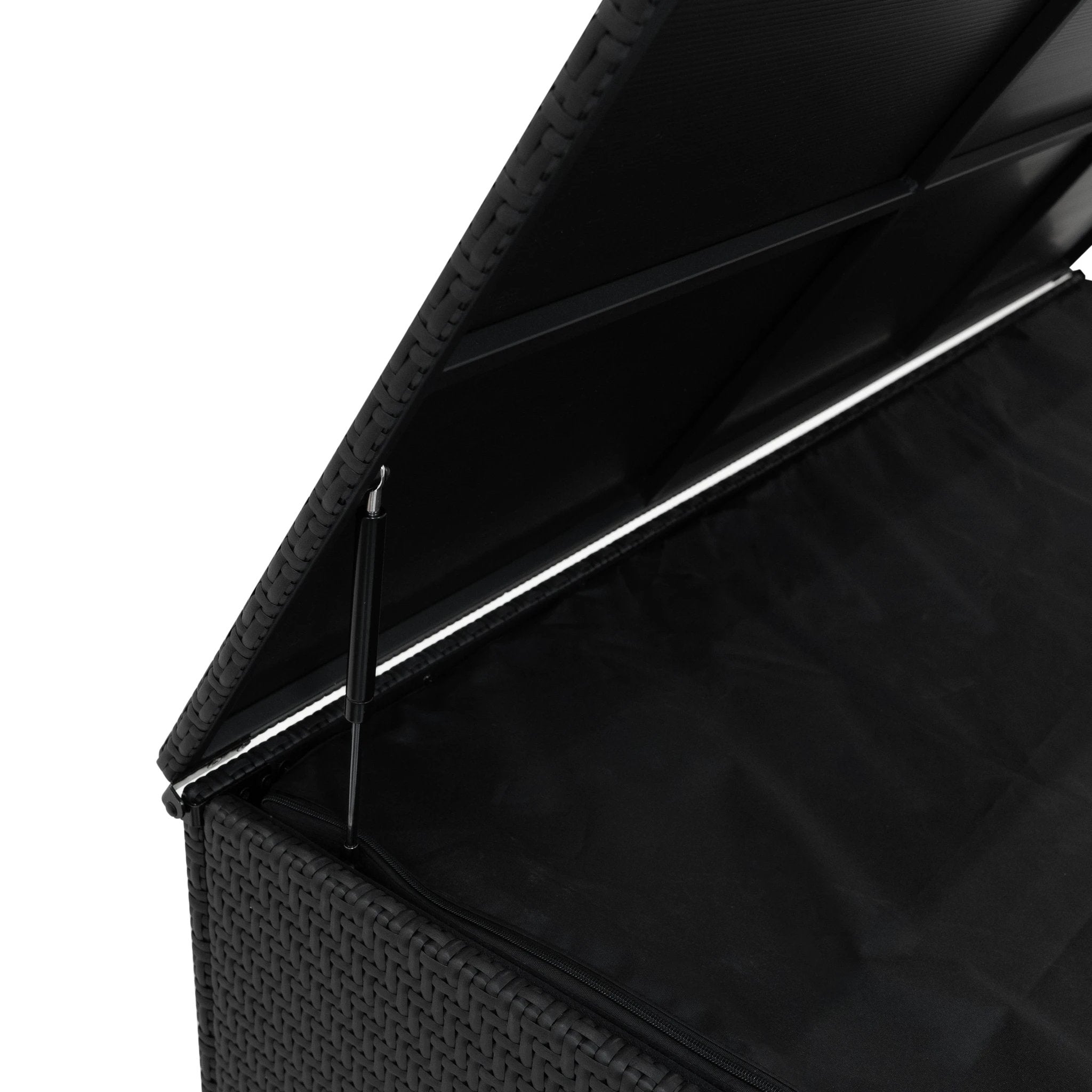Rattan Storage Box 700L - Black by Monster Shop