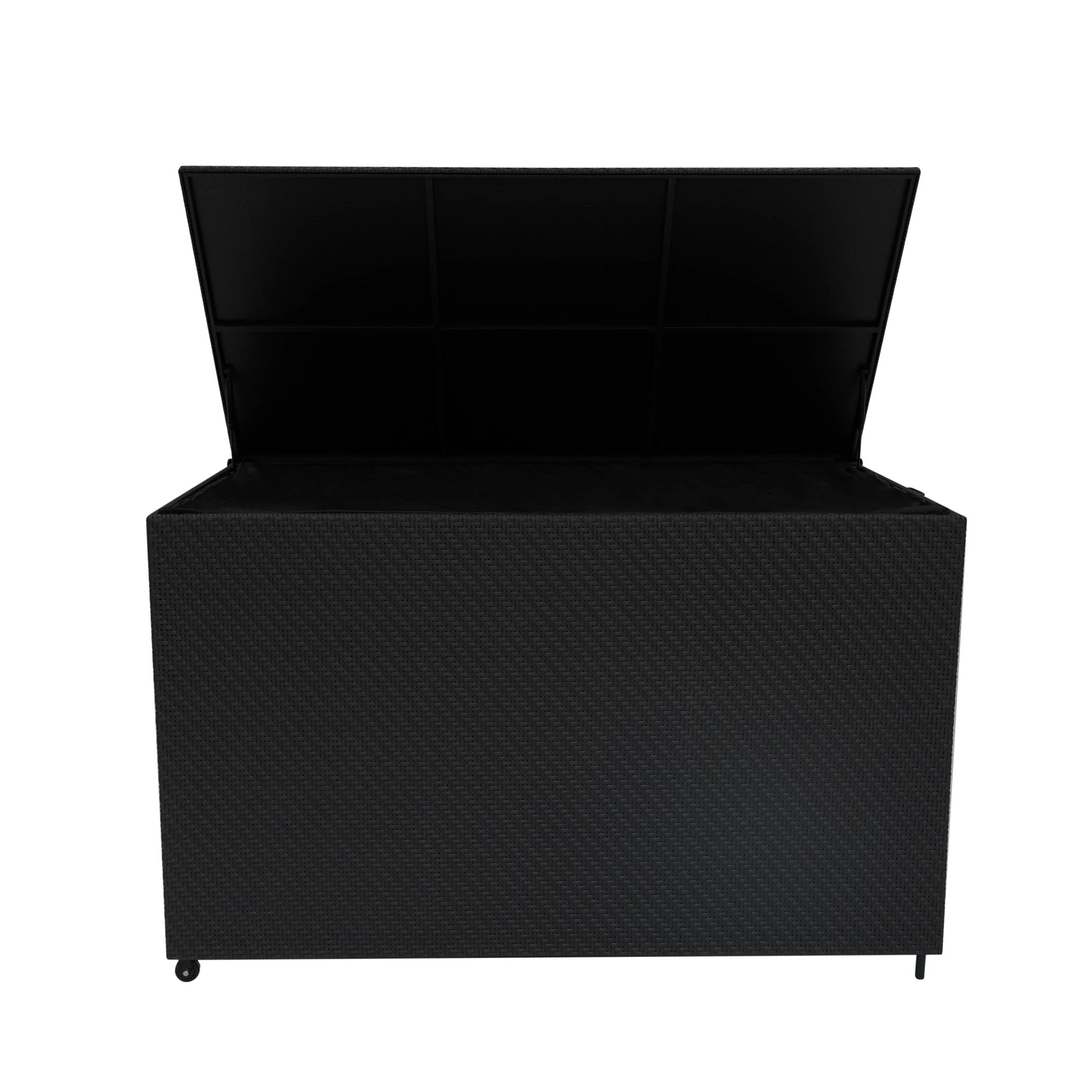 Rattan Storage Box 996L - Black by Monster Shop