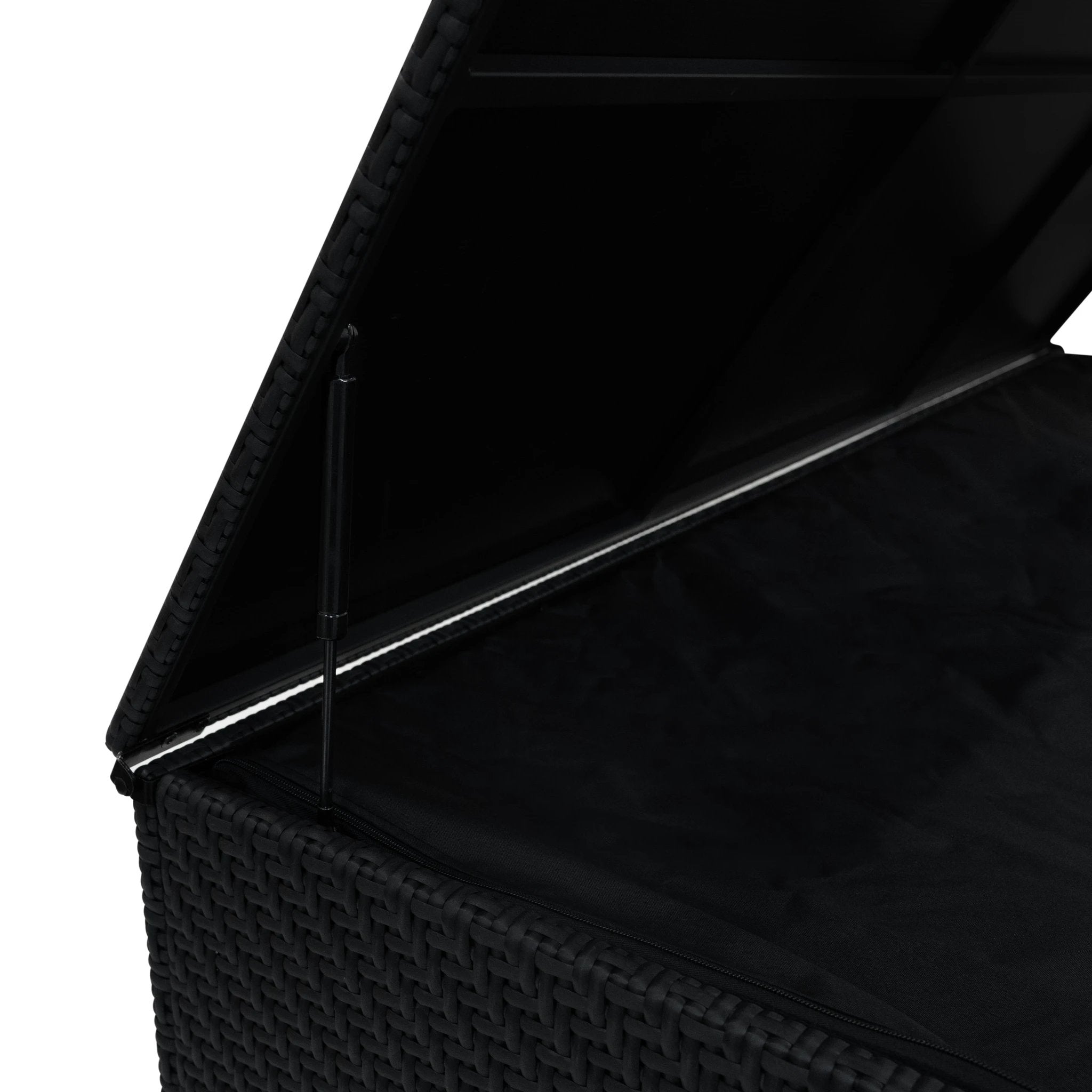 Rattan Storage Box 996L - Black by Monster Shop