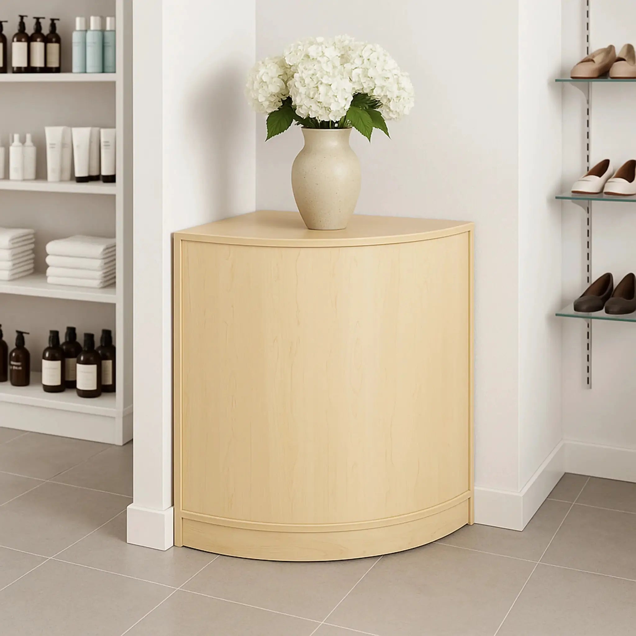 Monster Shop Retail Shop Corner Counter CM60 - Maple -