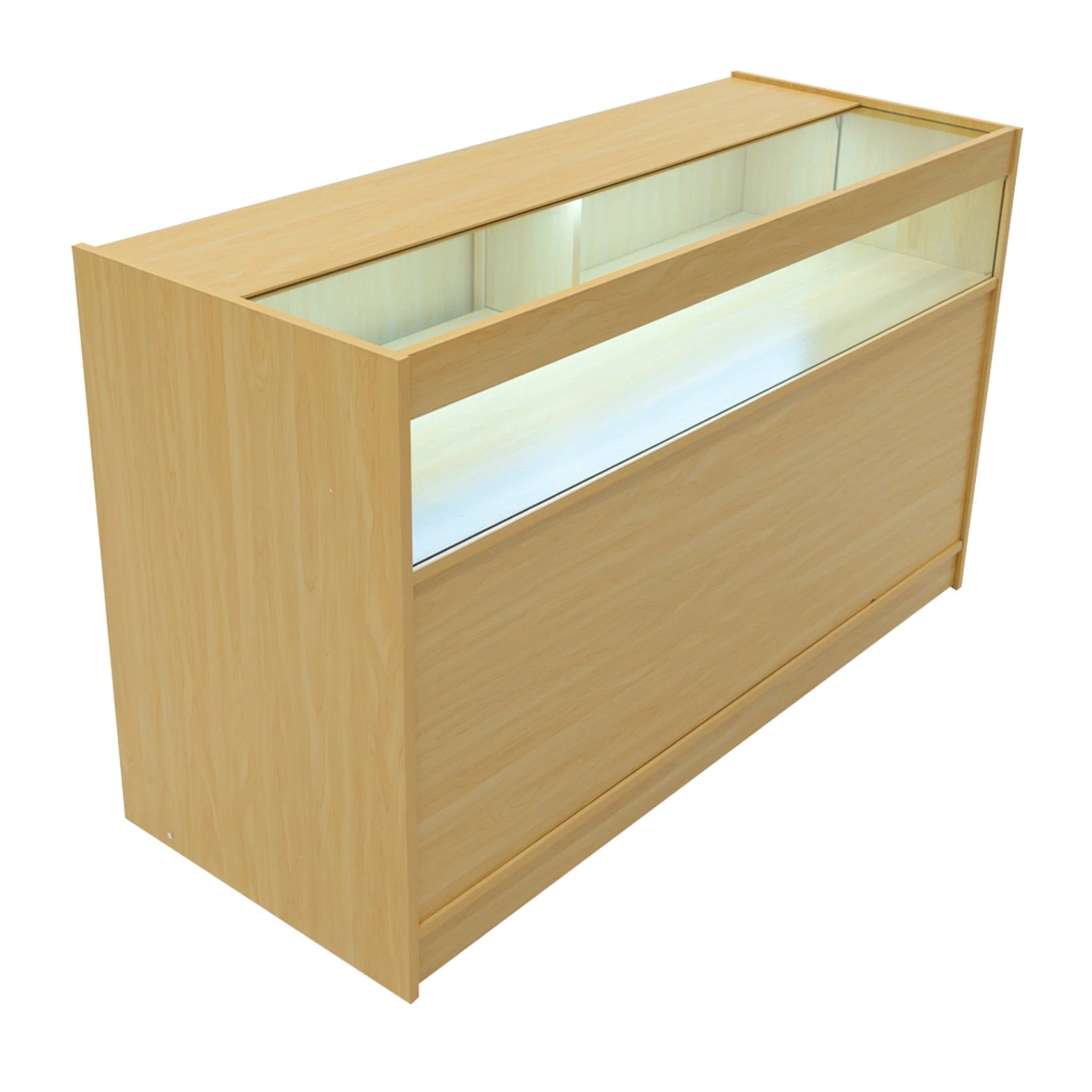 Monster Shop LED Retail Shop Counter B1500 - Maple -