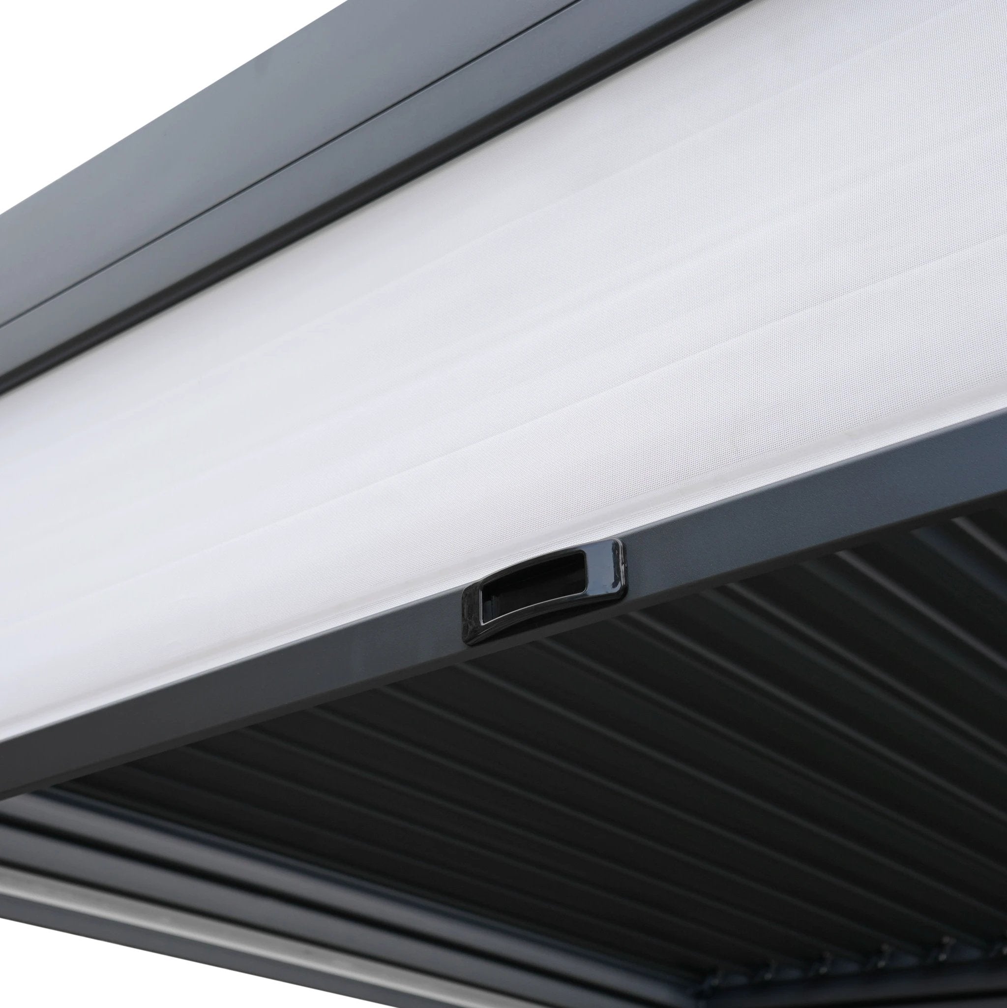 Premium Pergola 3m x 3m Aluminium With Blinds LED by Monster Shop