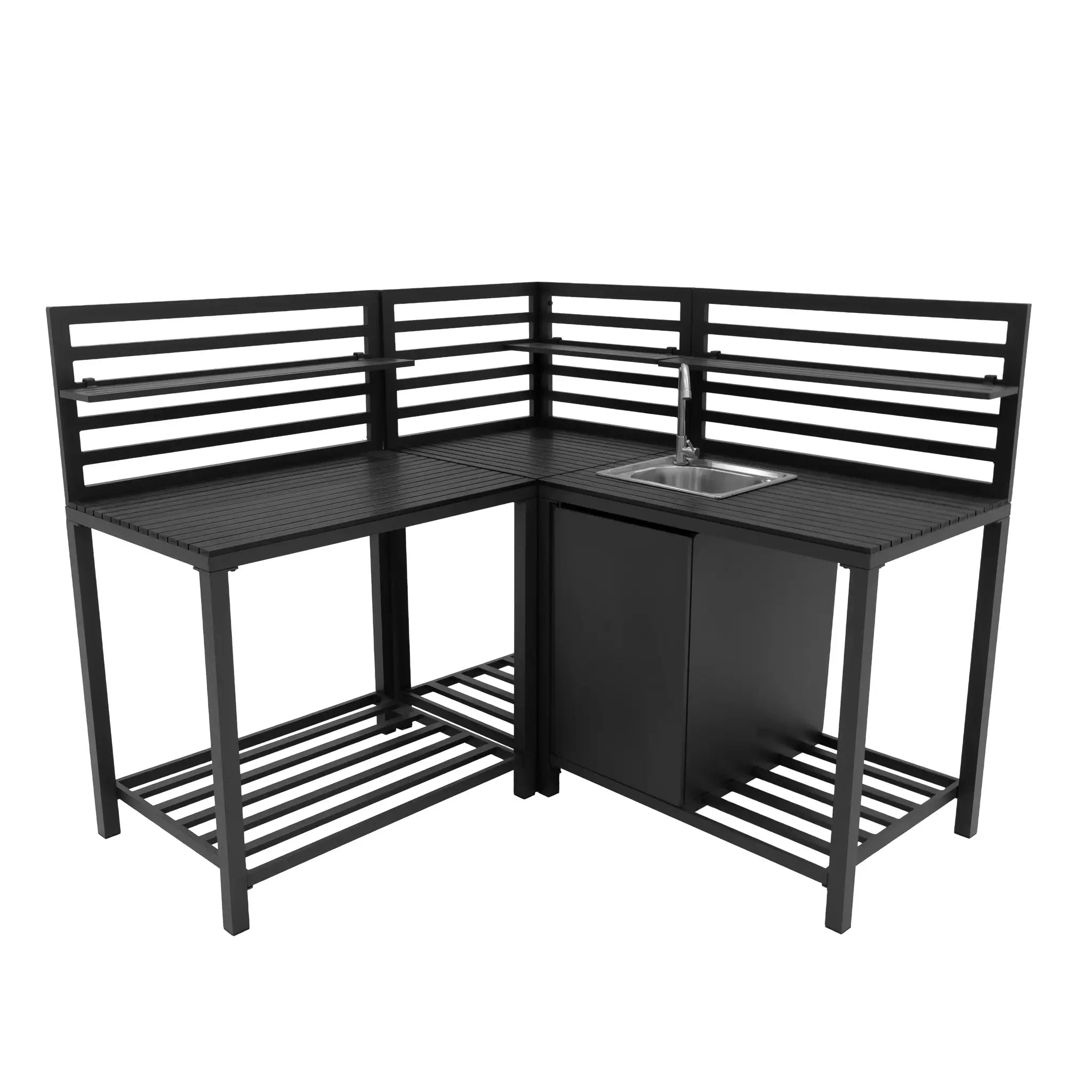 Monster Shop Aluminium Outdoor 3pc Kitchen Set -