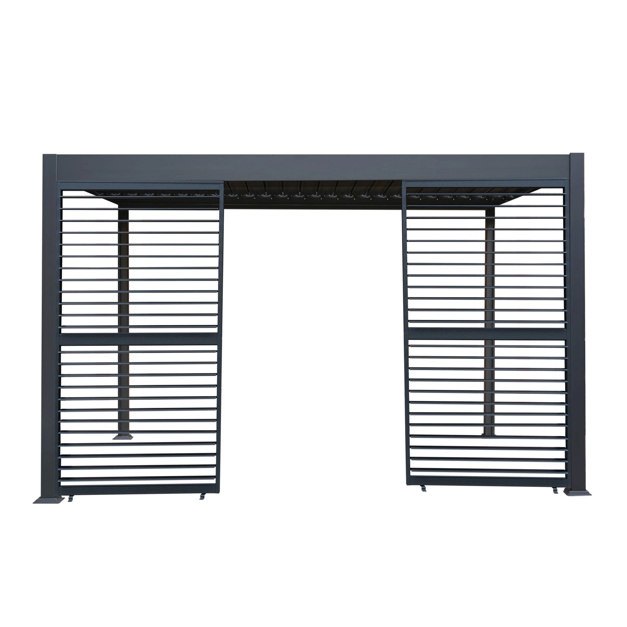 Monster Shop Premium Pergola Aluminium 3m x 4m Louvre Patio - Uncategorized Gazebos