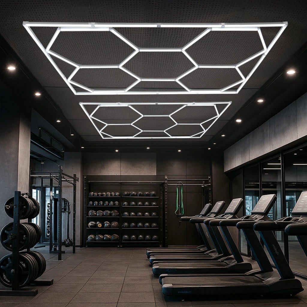 Hexagon LED Lighting x 10 by Monster Shop