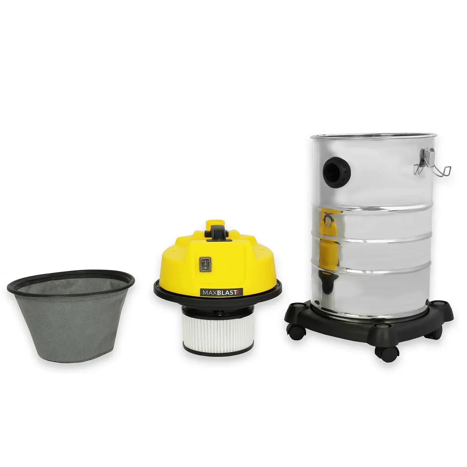 Monster Shop Gutter Vacuum Poles & 30L Wet & Dry Vacuum -