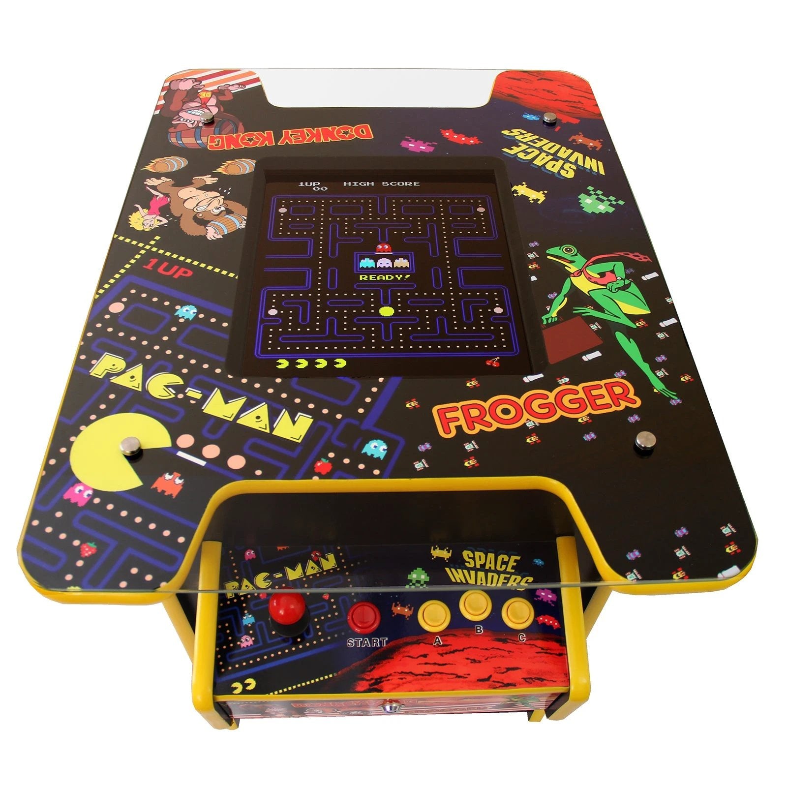 Monster Shop Retro Cocktail Table Arcade Games Machine -