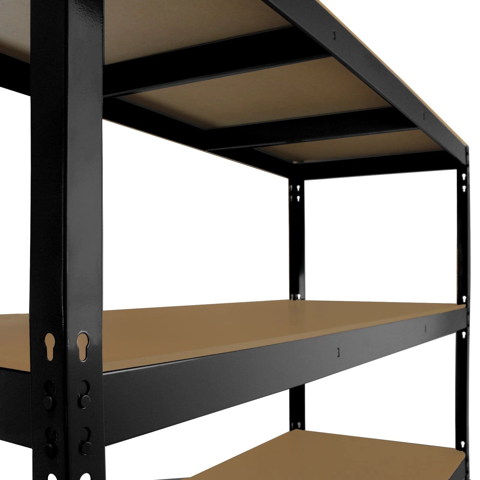Monster Racking Q-Rax Heavy Duty Storage Shelving, 160cm W, 60cm D, Black by Monster Shop