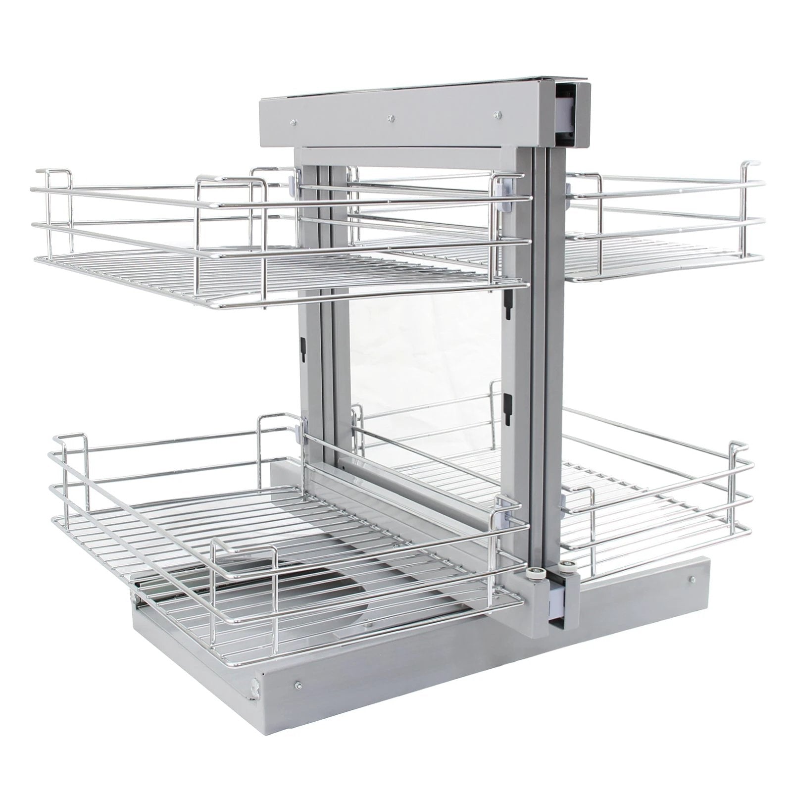 KuKoo Magic Corner Pull Out Kitchen Cupboard Drawers - Left Hand by Monster Shop