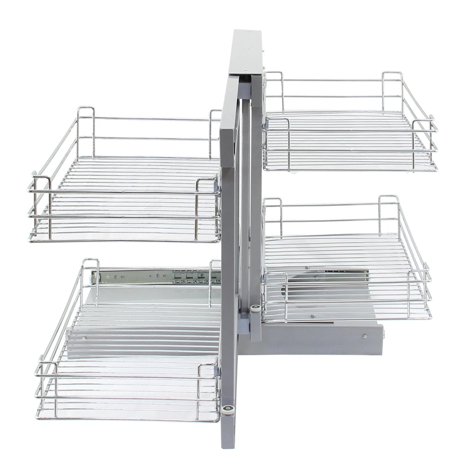 KuKoo Magic Corner Pull Out Kitchen Cupboard Drawers - Right Hand by Monster Shop