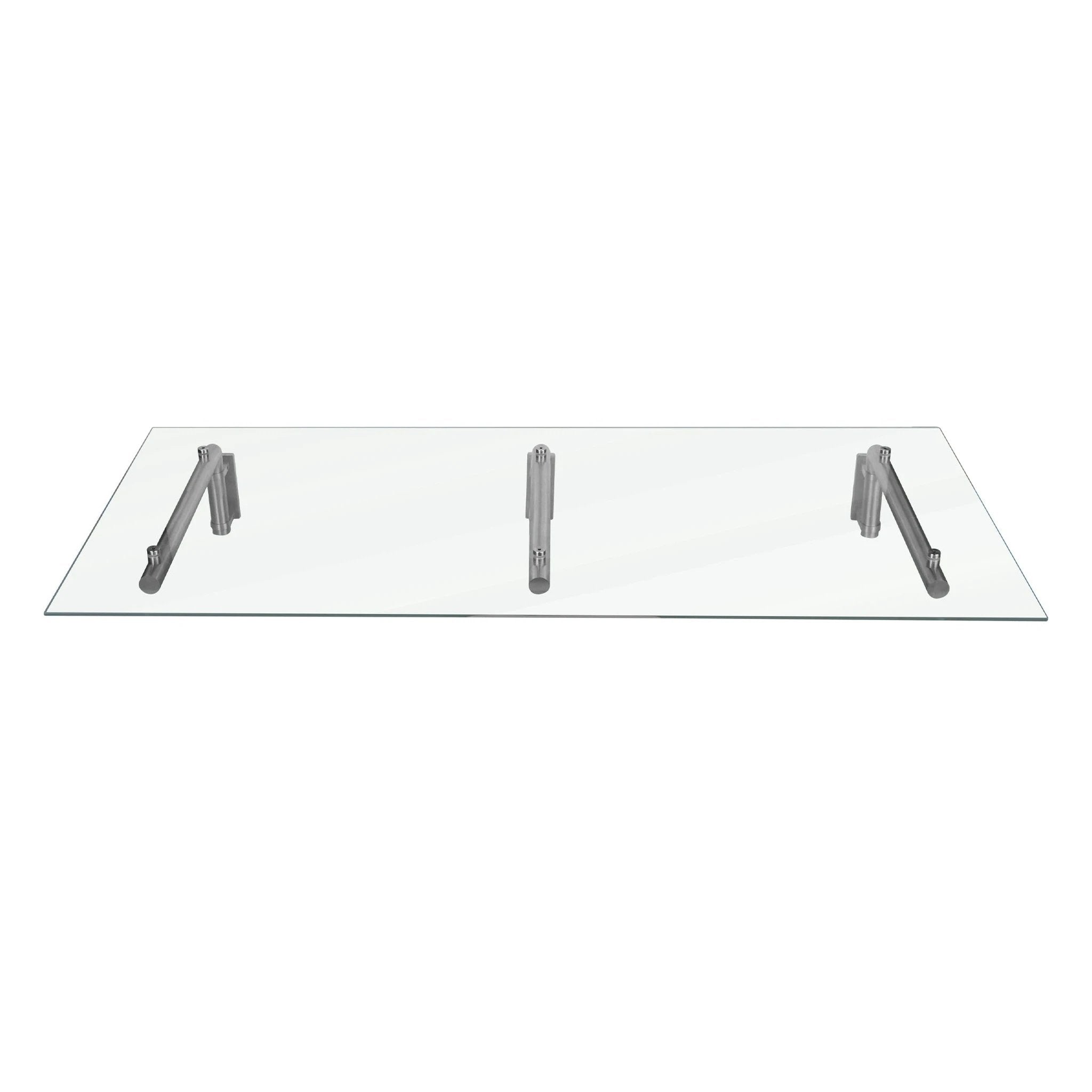 Glass Door Canopy & Brackets - 180cm W x 80cm D by Monster Shop