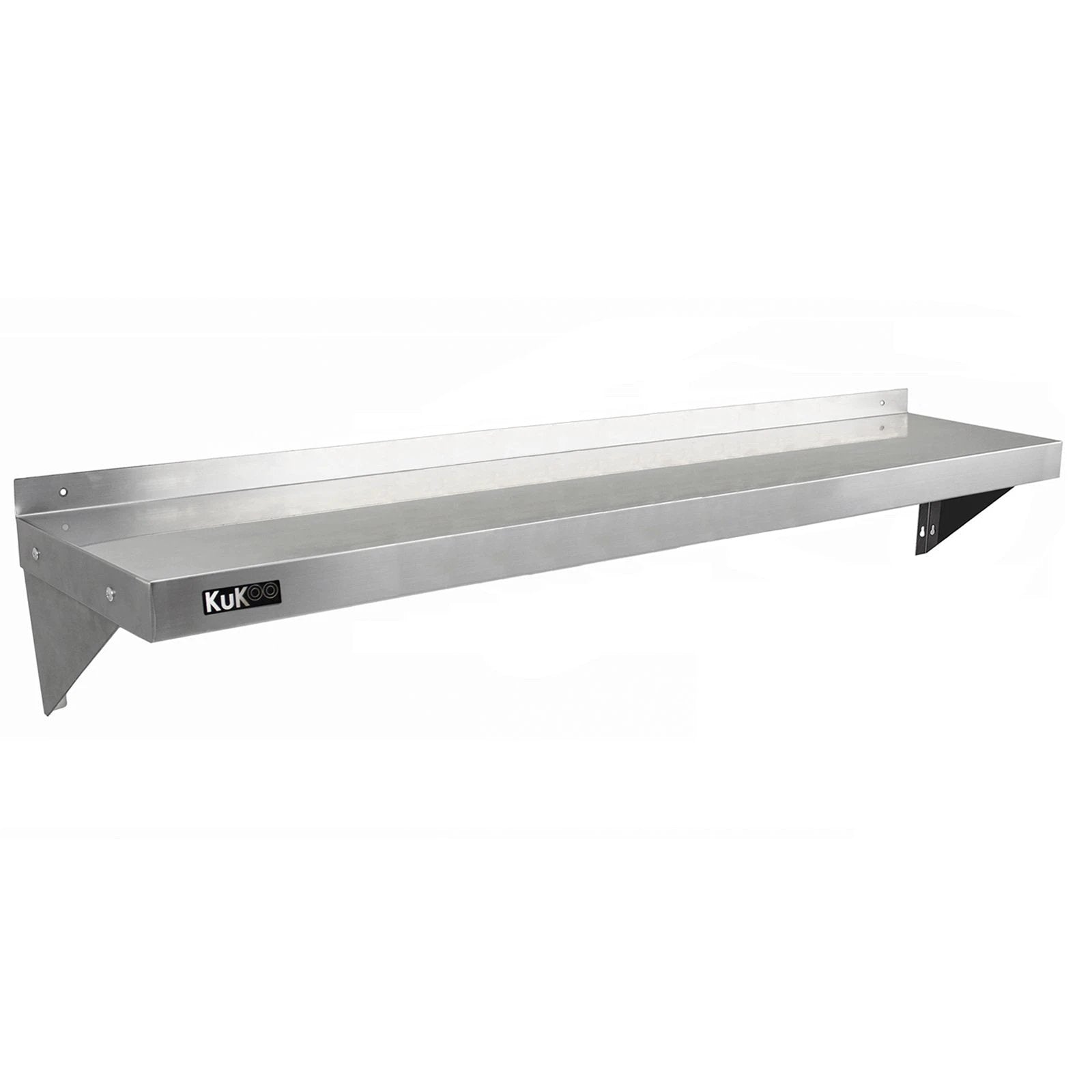 Monster Shop 2 x KuKoo Stainless Steel Shelves 1500mm x 300mm -