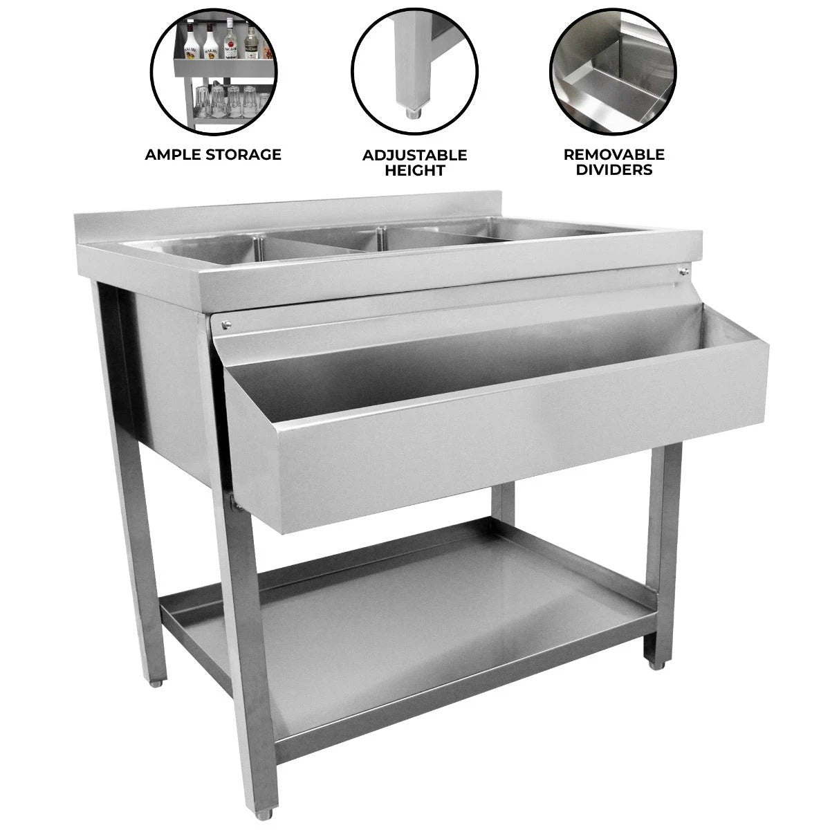 KuKoo Ice Well Cocktail Bar Station by Monster Shop