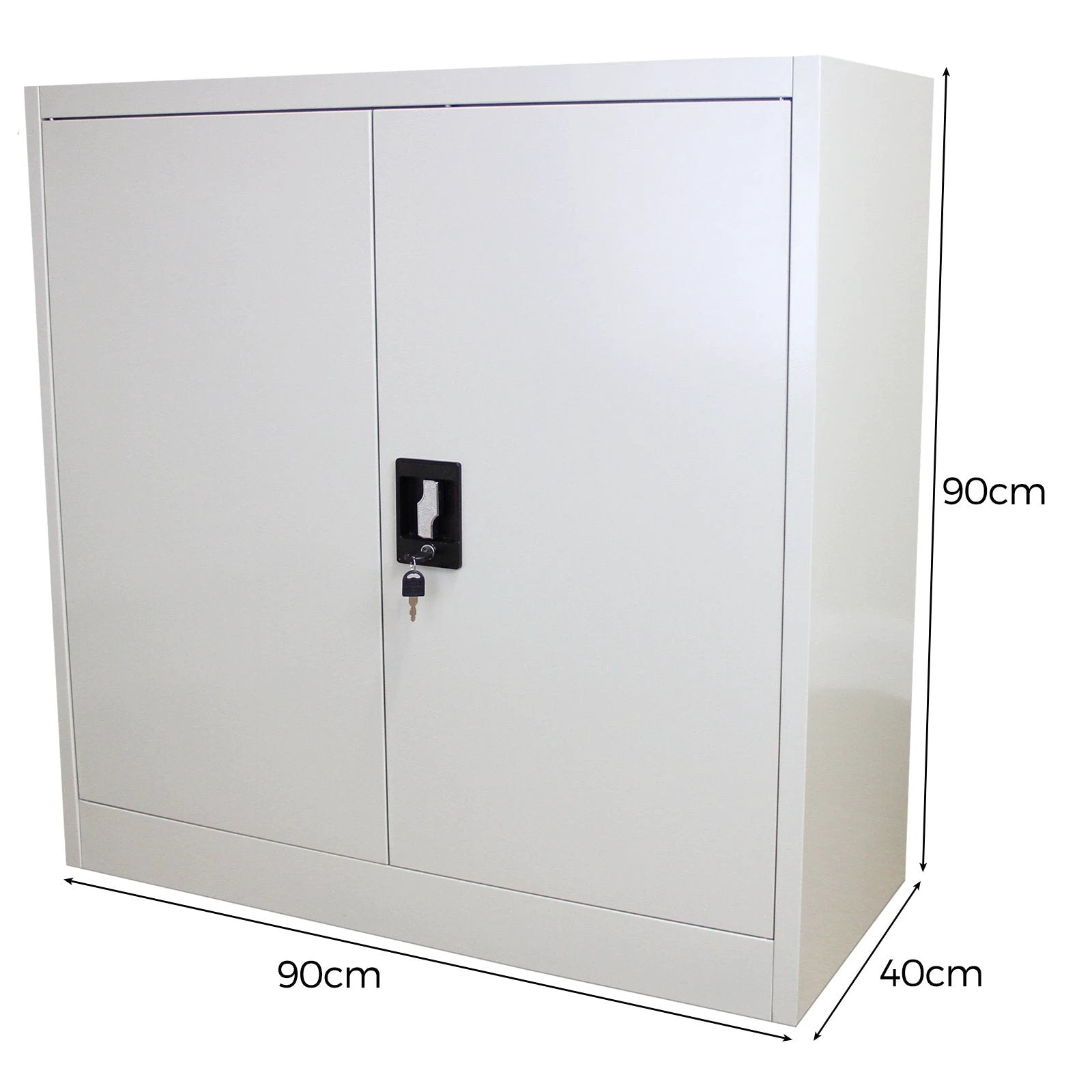 Metal Filing Cabinet 90cm by Monster Shop