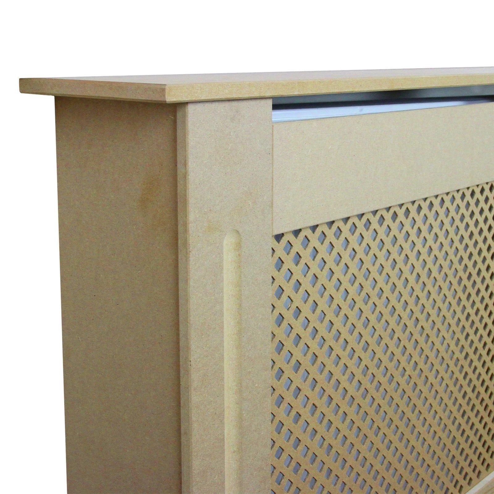 Premium Radiator Cover 1720mm Trellis Front Heat Preserving Family Homes For Living Areas by Monster Shop