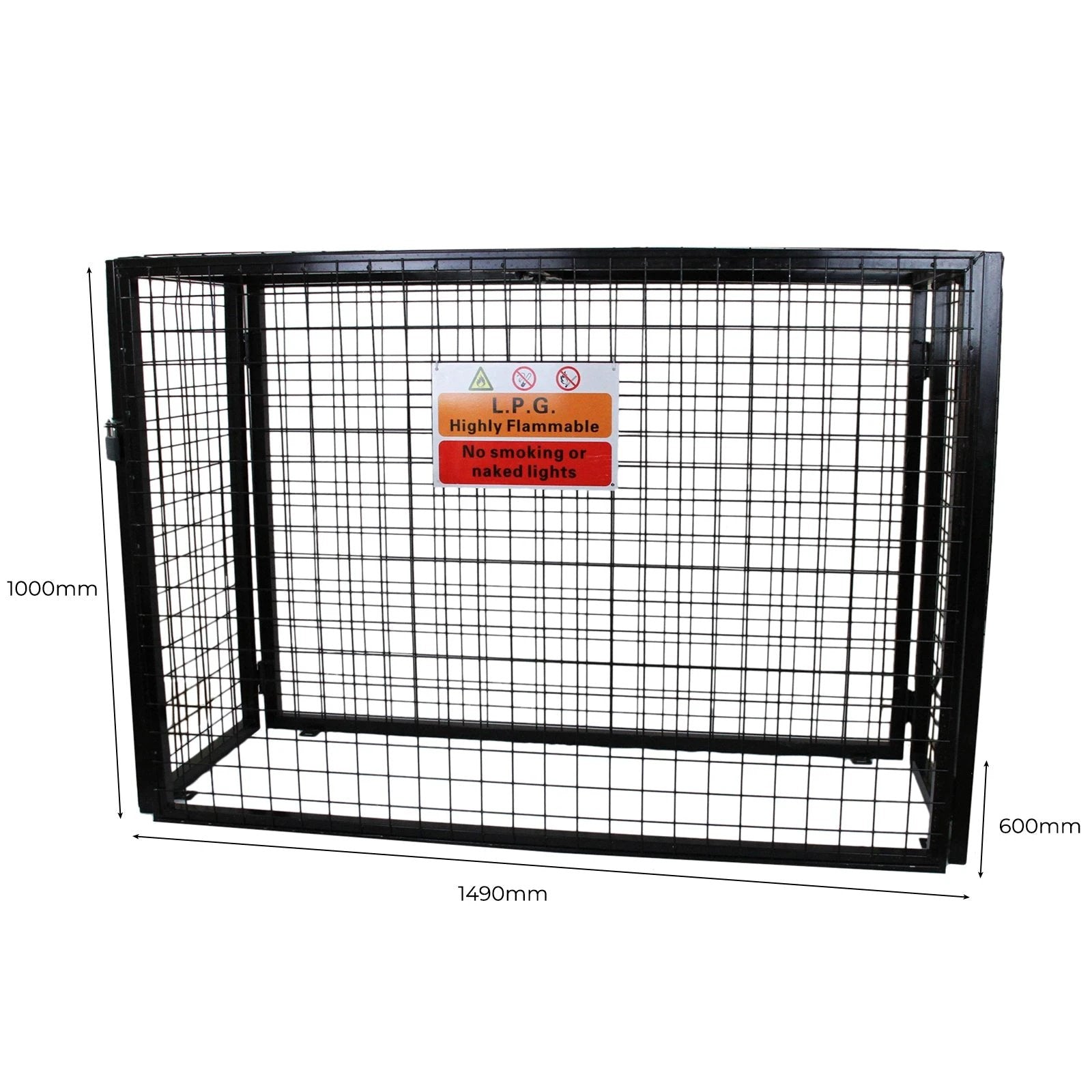 Monster Shop Gas Bottle Mesh Cage 1000mm -