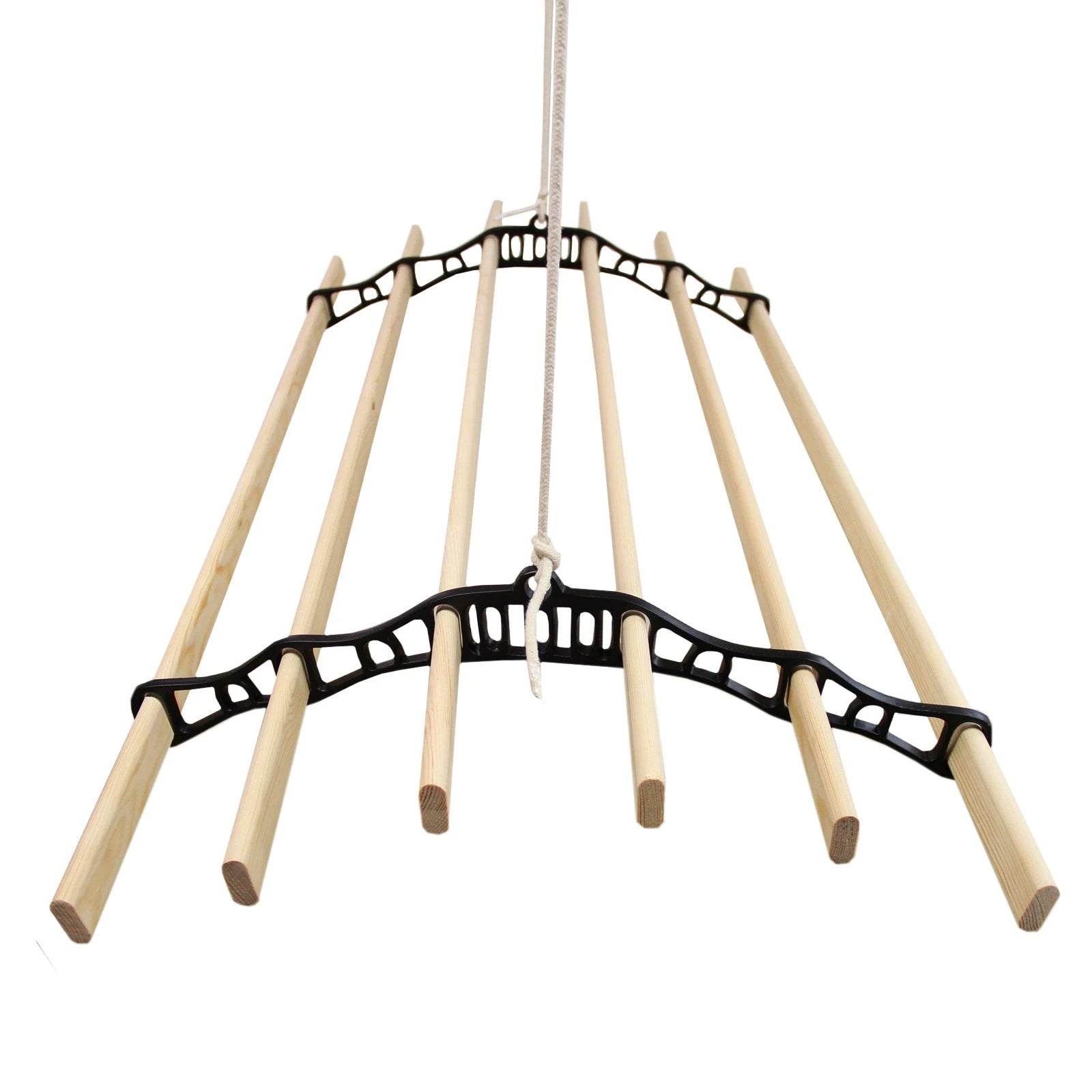 Monster Shop Clothing Airer Ceiling Pulley - Black - 1.4m -