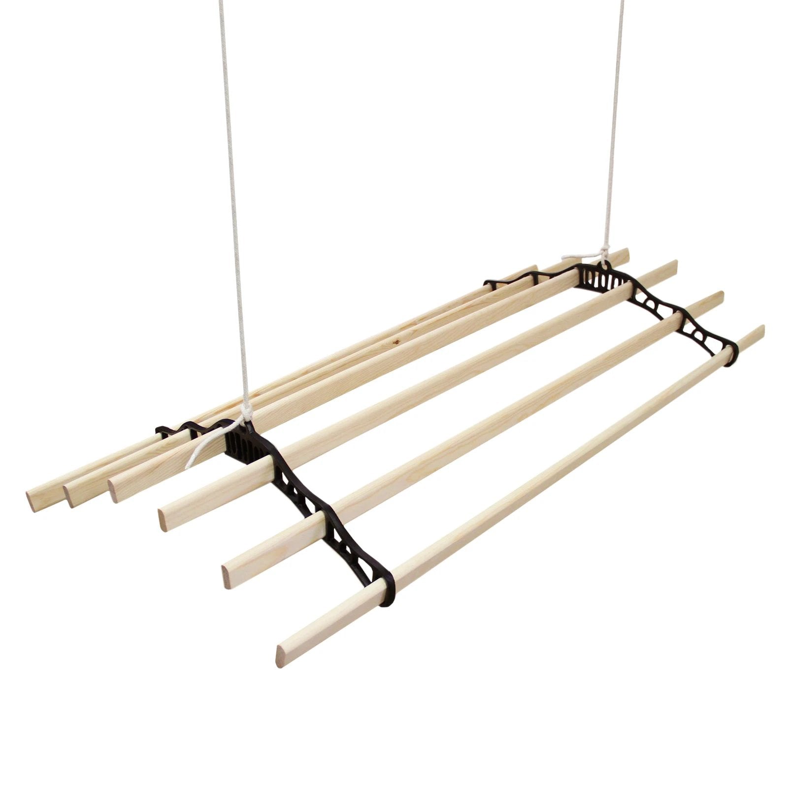 Monster Shop Clothing Airer Ceiling Pulley - Black - 1.5m -