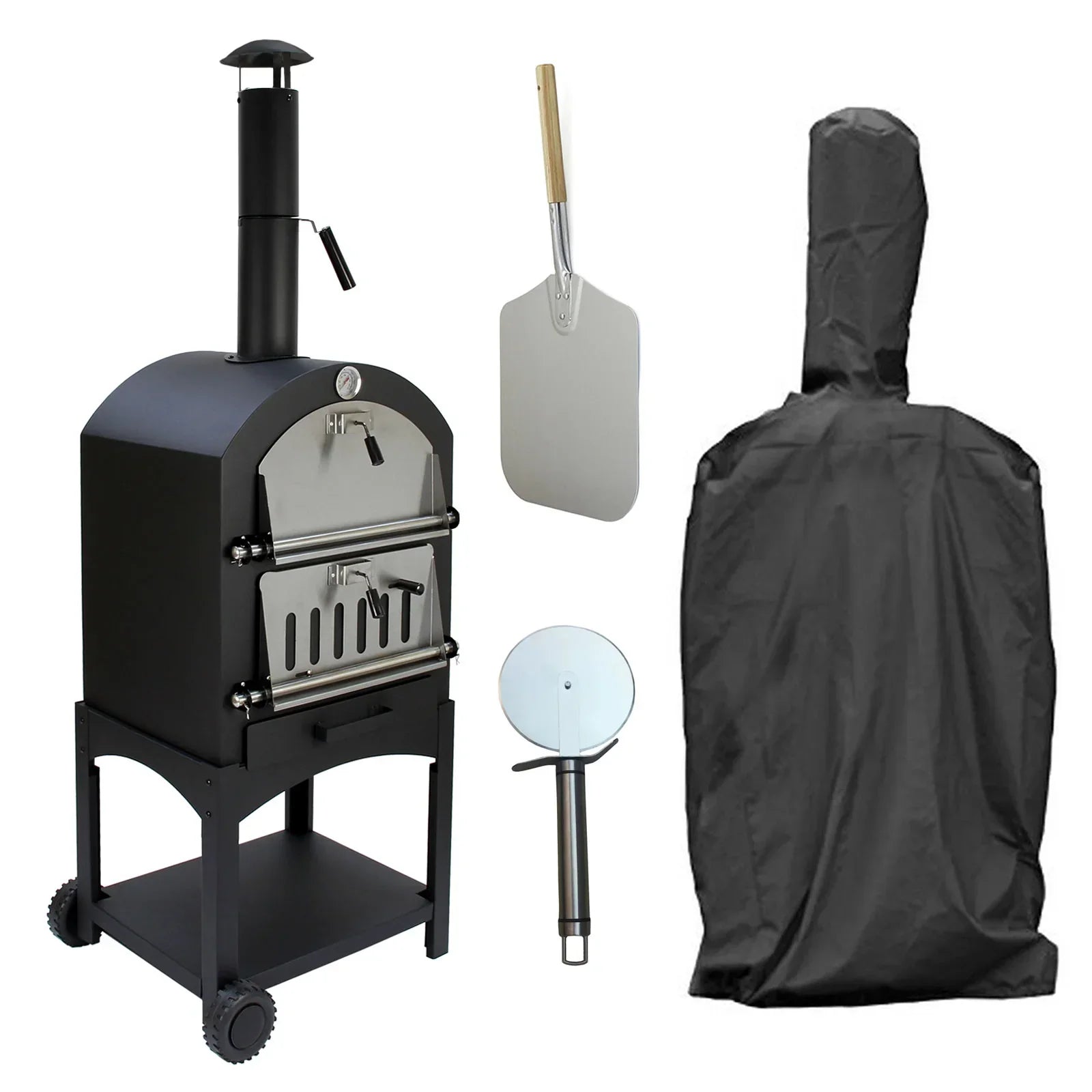 Monster Shop KuKoo Outdoor Pizza Oven & Cover -