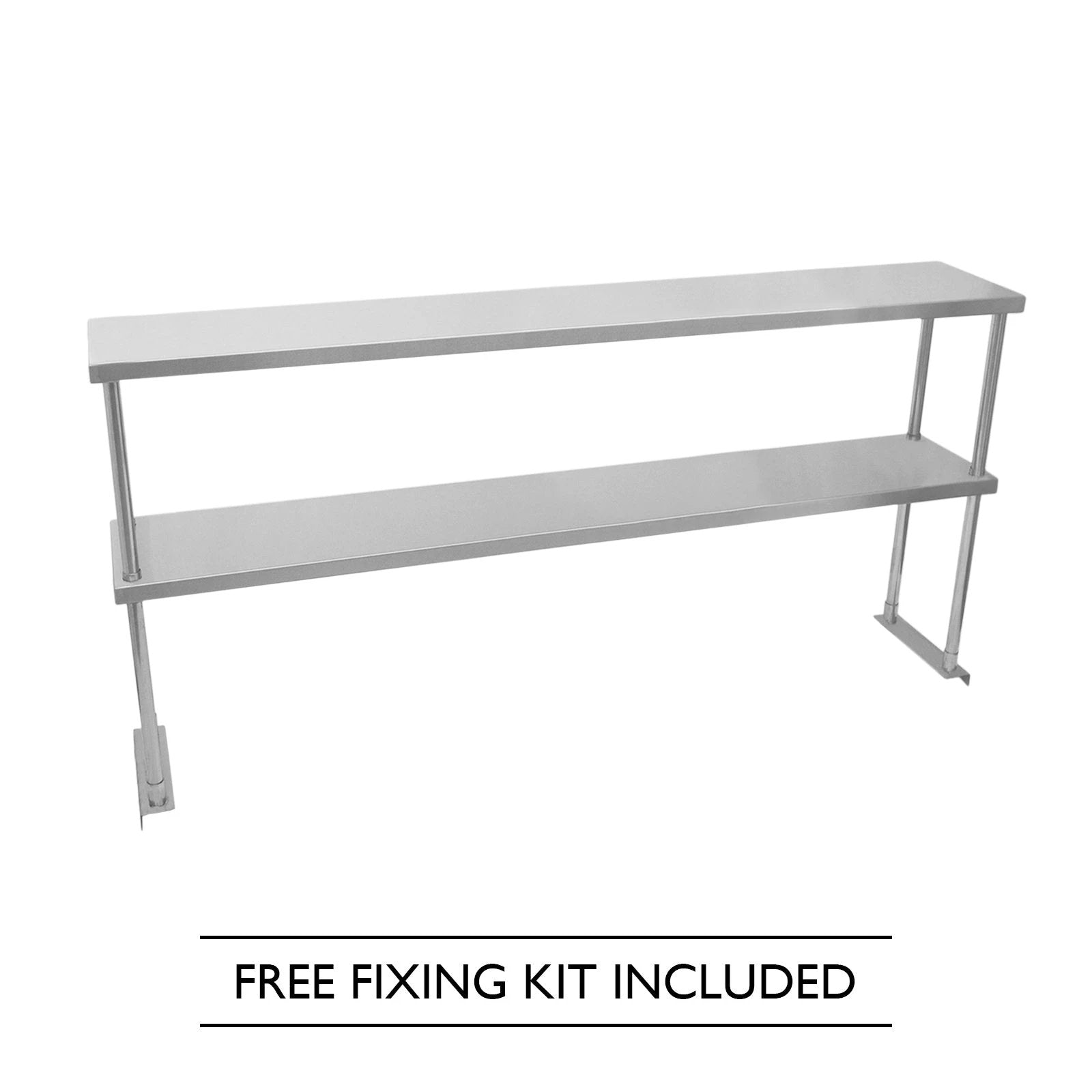 Monster Shop Kukoo Double Tier Steel Over-Shelf 1500mm -