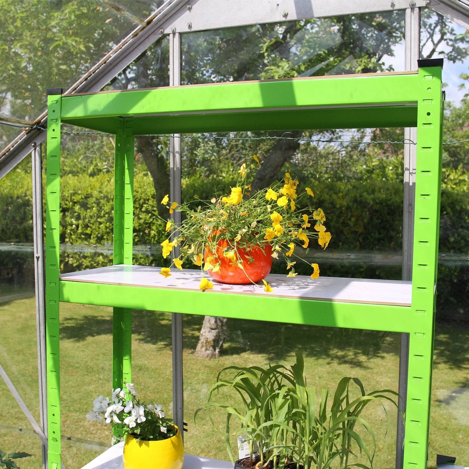 Monster Shop 2 x Greenhouse Water-Resistant Racking -